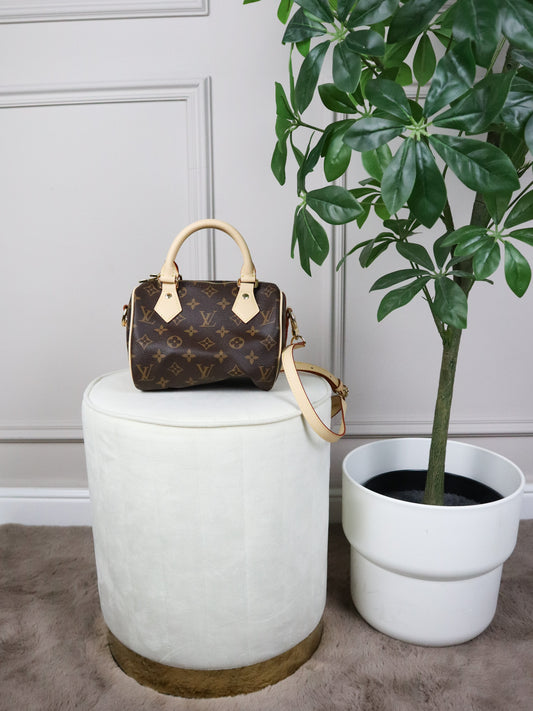 Louis Vuitton Borsa Speedy Bandoulière 20 monogram