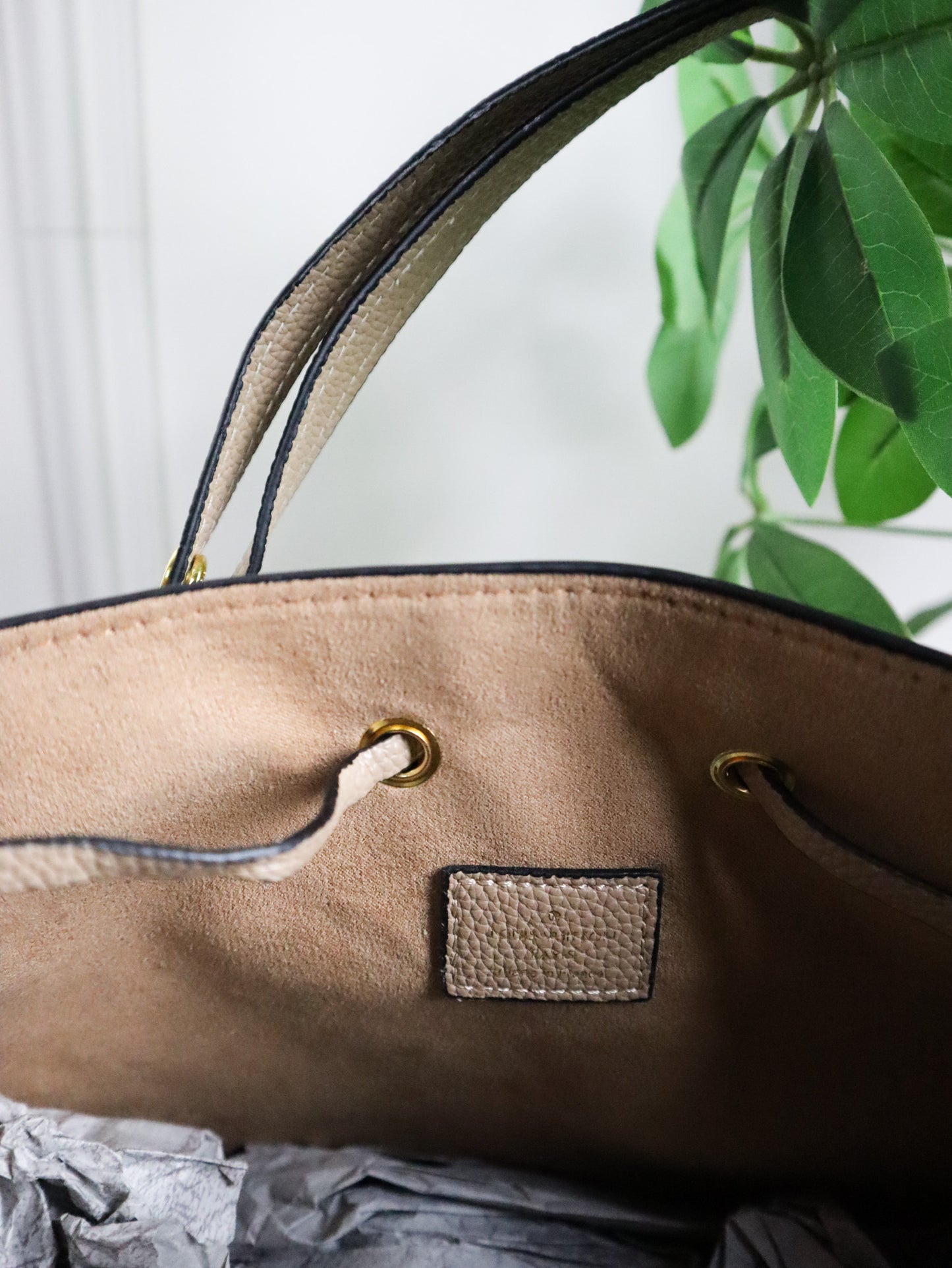 Louis Vuitton Borsa a Spalla Néonoé beige