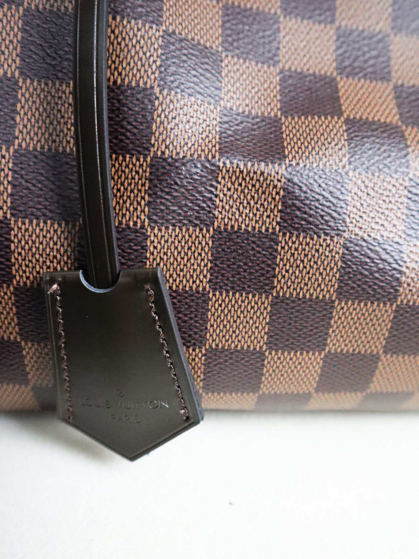 Louis Vuitton Speedy 25 Bandouliere Damier Ebene Shoulder Bag Brown