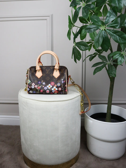 Louis Vuitton x Takashi Murakami Borsa tote Speedy Bandouliere