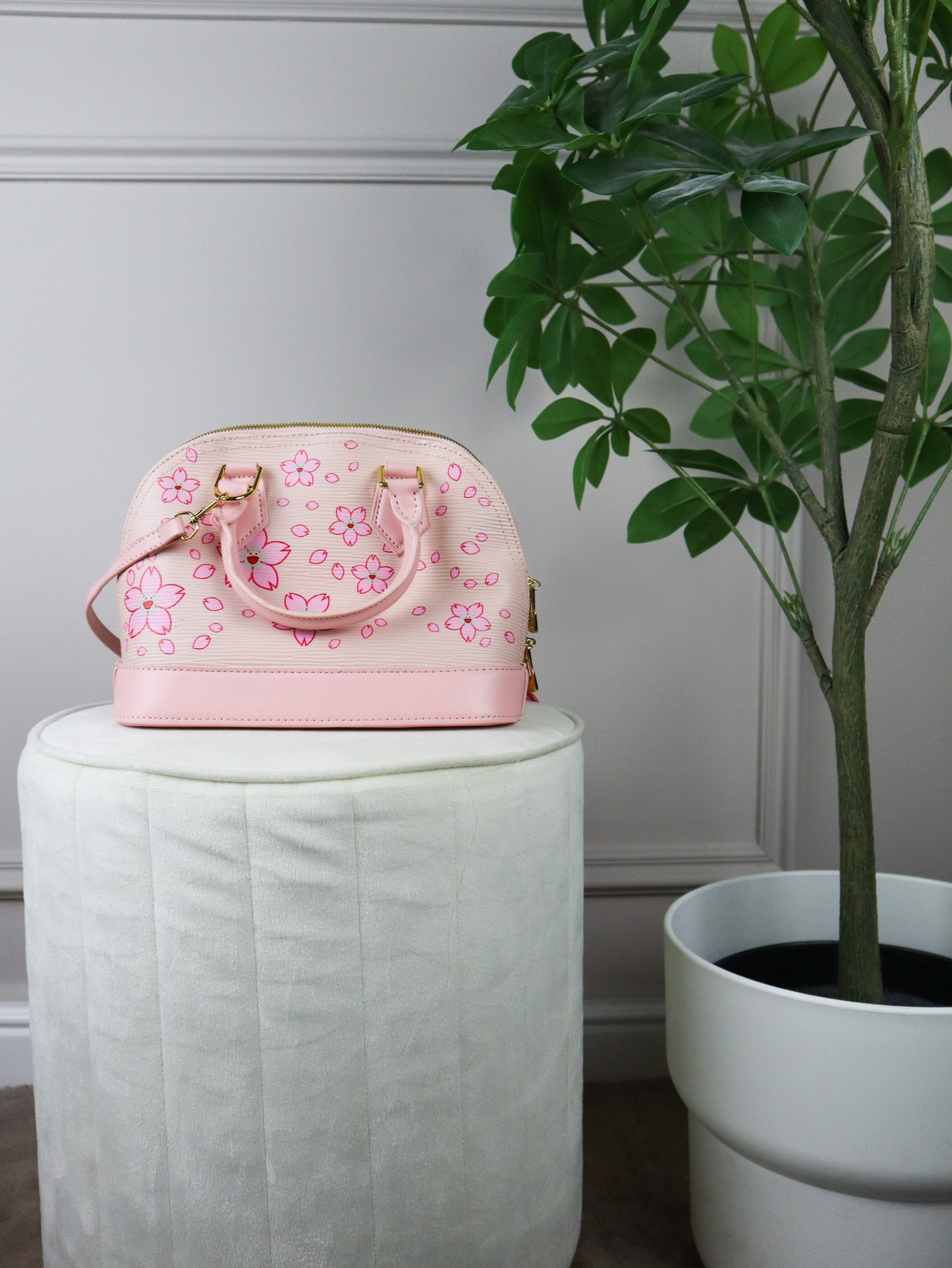 Louis Vuitton x Takashi Murakami Cherry Blossom Alma BB Rosa