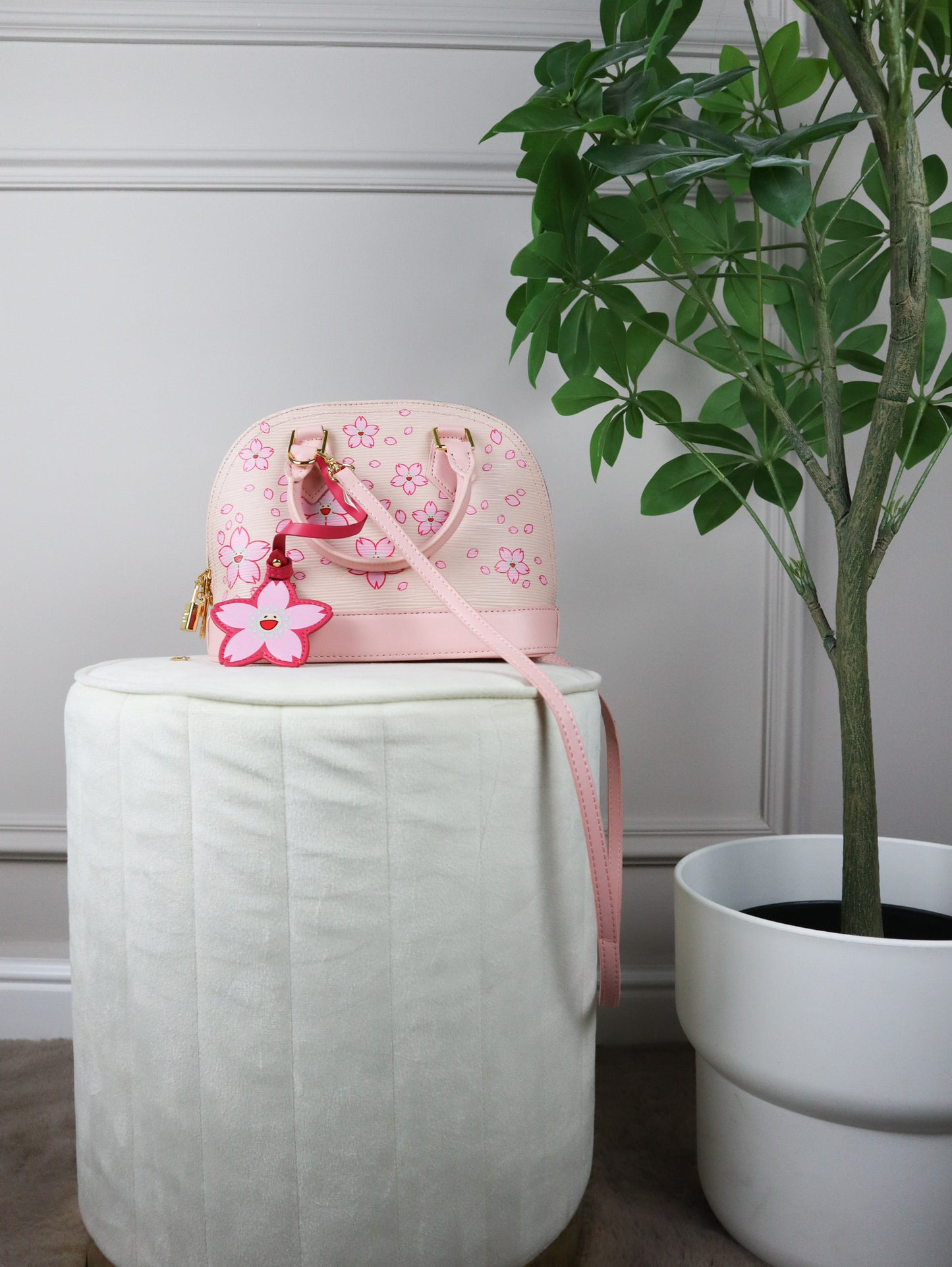 Louis Vuitton x Takashi Murakami Cherry Blossom Alma BB Rosa