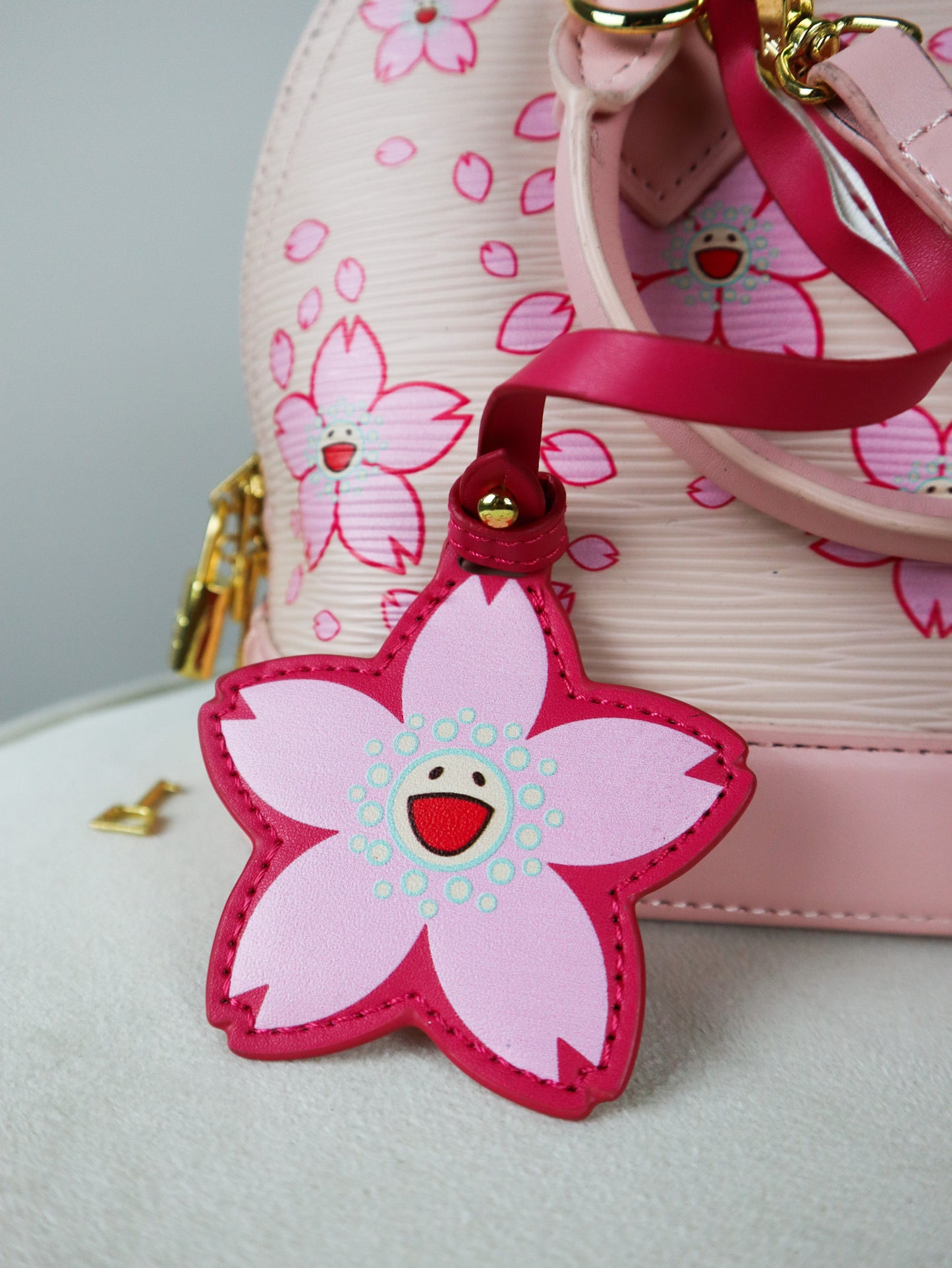 Louis Vuitton x Takashi Murakami Cherry Blossom Alma BB Rosa