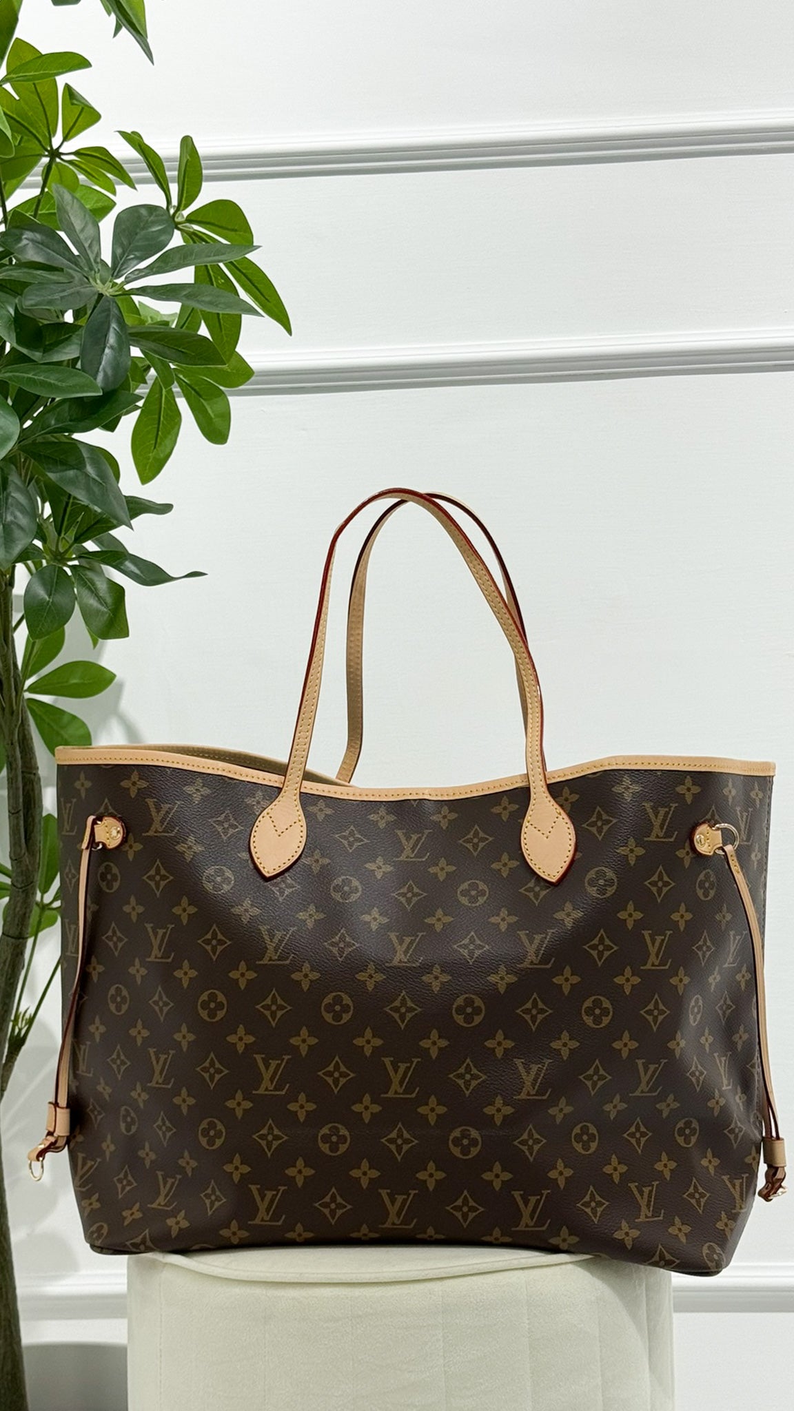 Louis Vuitton Neverfull marrone