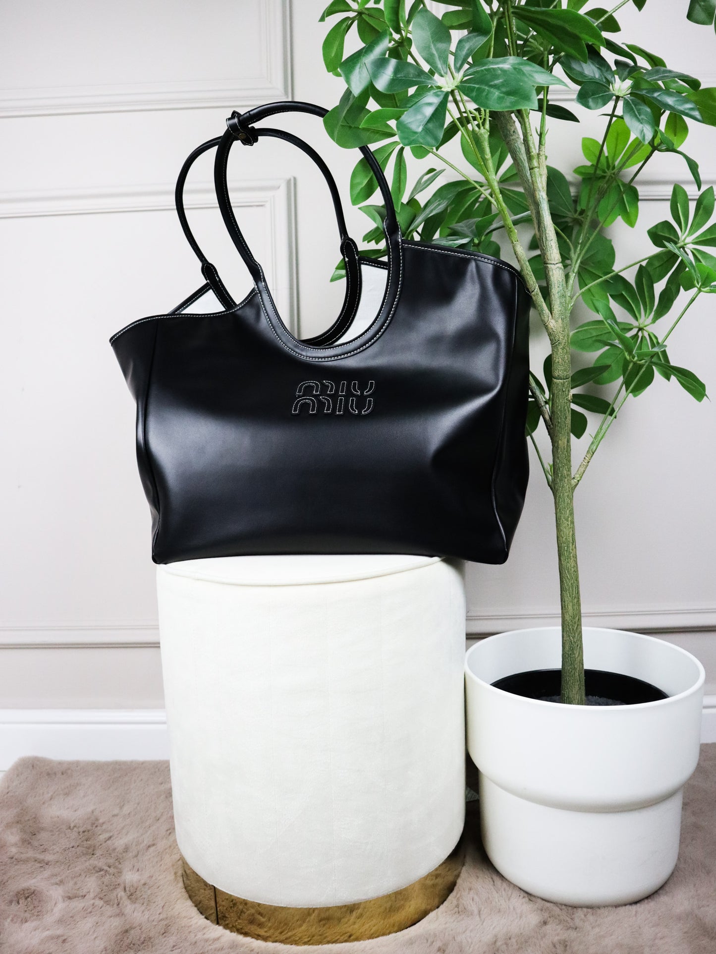 MIU MIU Borsa Ivy nera