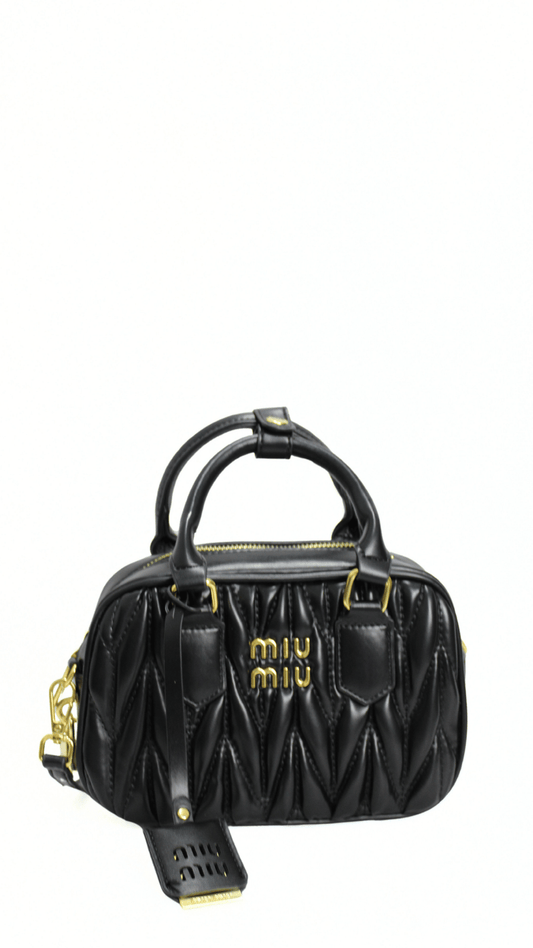 MIU MIU Borsa Matelassé nera
