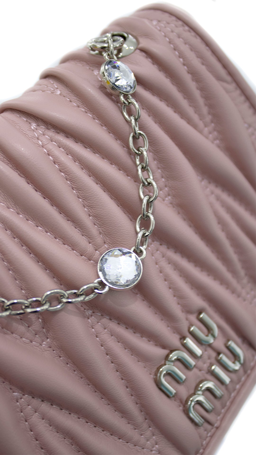 MIU MIU Borsa matelassé rosa