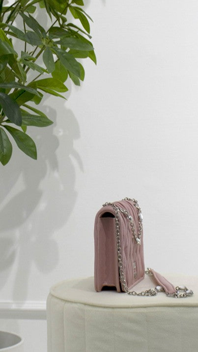 MIU MIU Borsa matelassé rosa