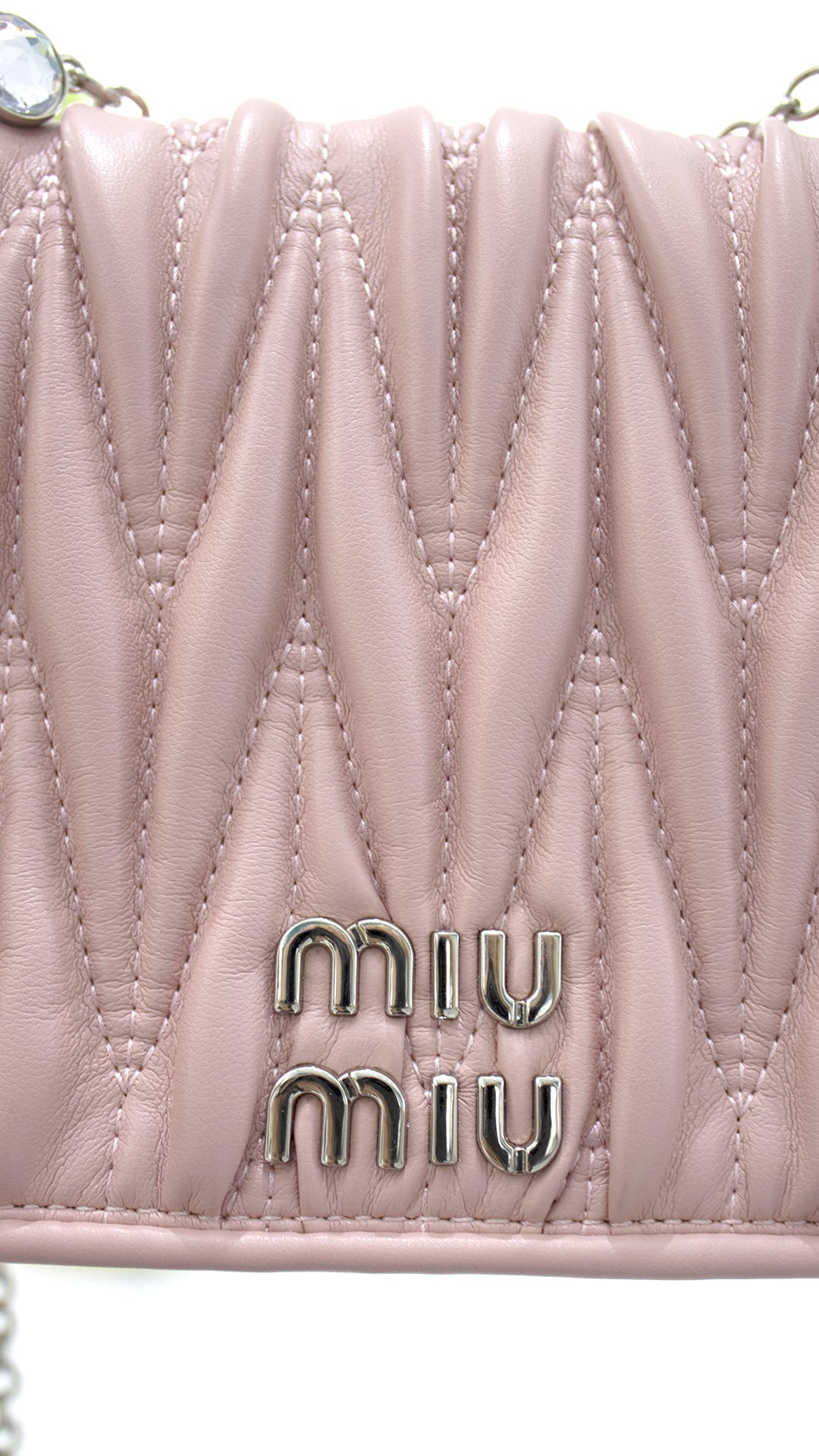 MIU MIU Borsa matelassé rosa