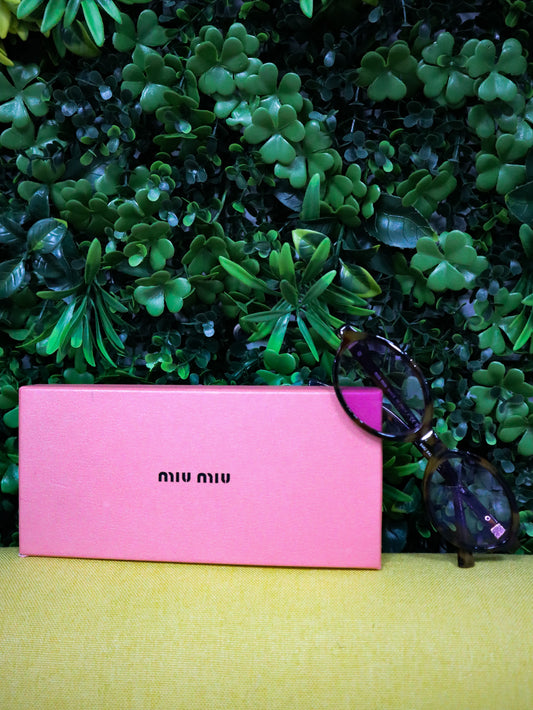 MIU MIU Occhiali vista ovalino havana