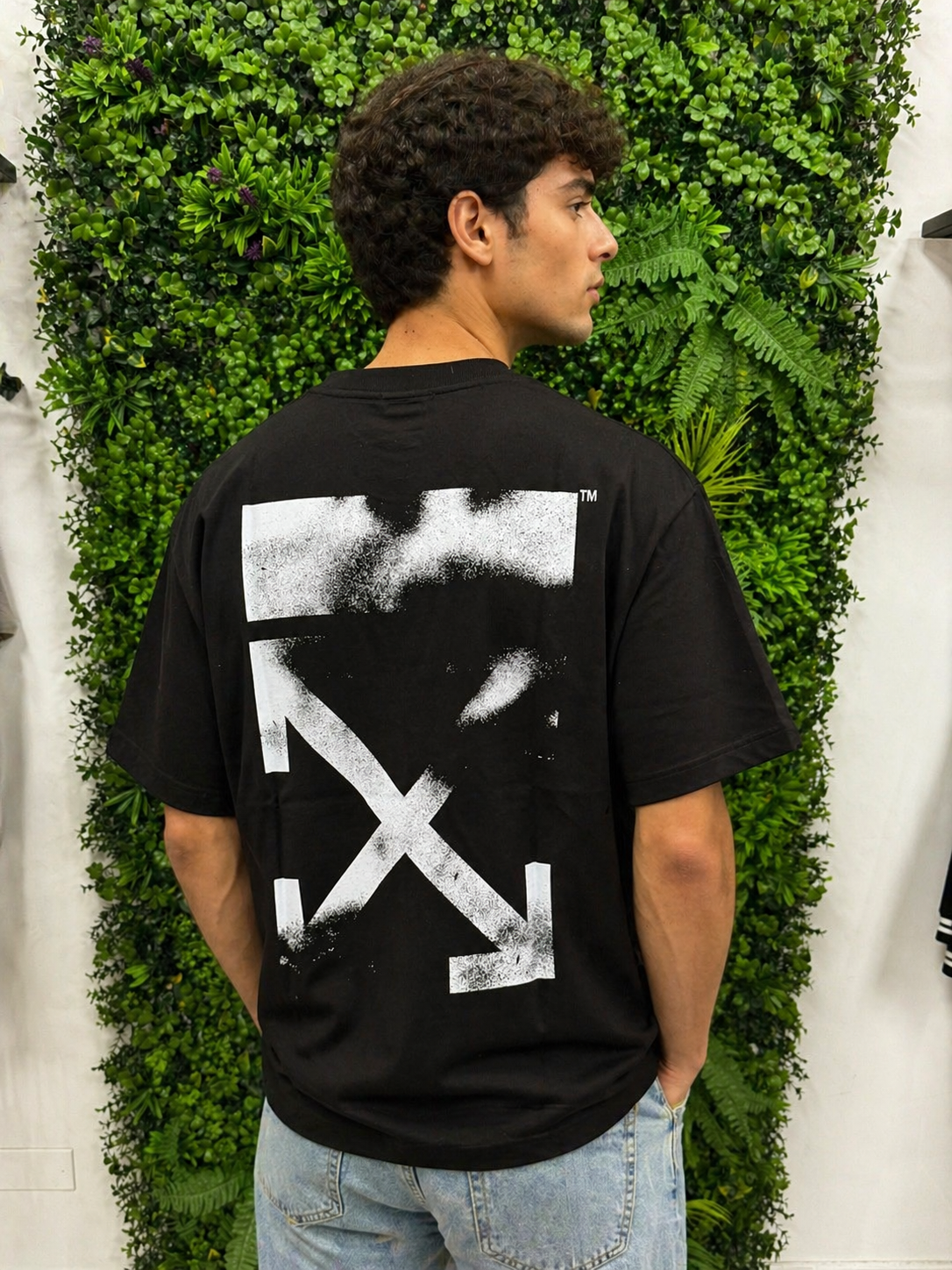 OFF WHITE T-Shirt OFF Logo Tee nera