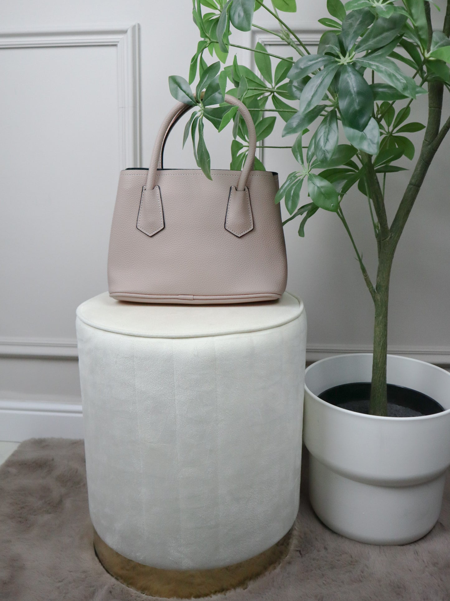 PRADA Borsa Double Small beige