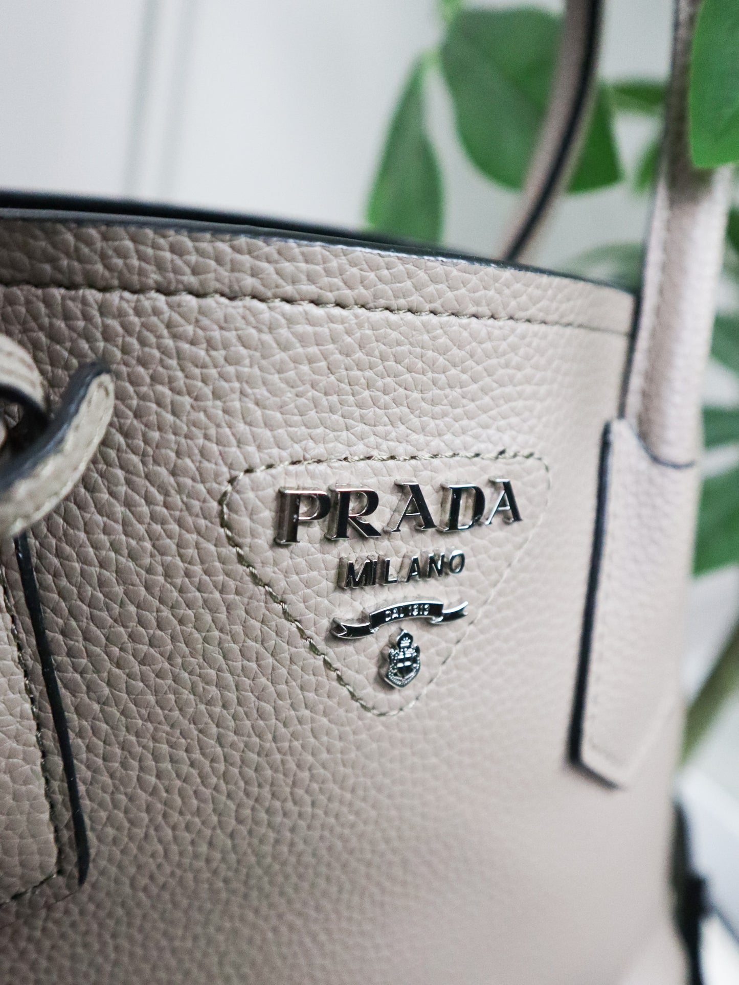 PRADA Borsa Double Small beige
