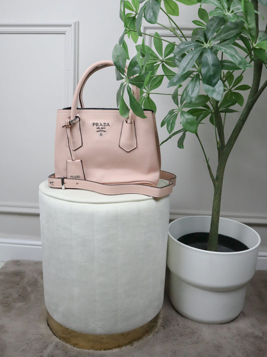 PRADA Borsa Double Small rosa