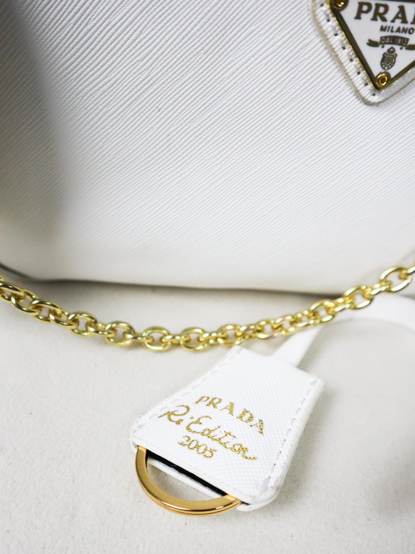 PRADA Borsa Re-Edition 2005 bianca