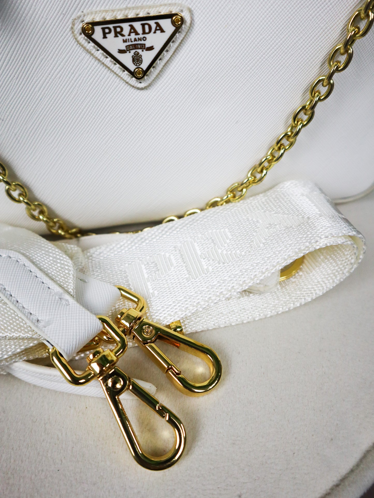 PRADA Borsa Re-Edition 2005 bianca