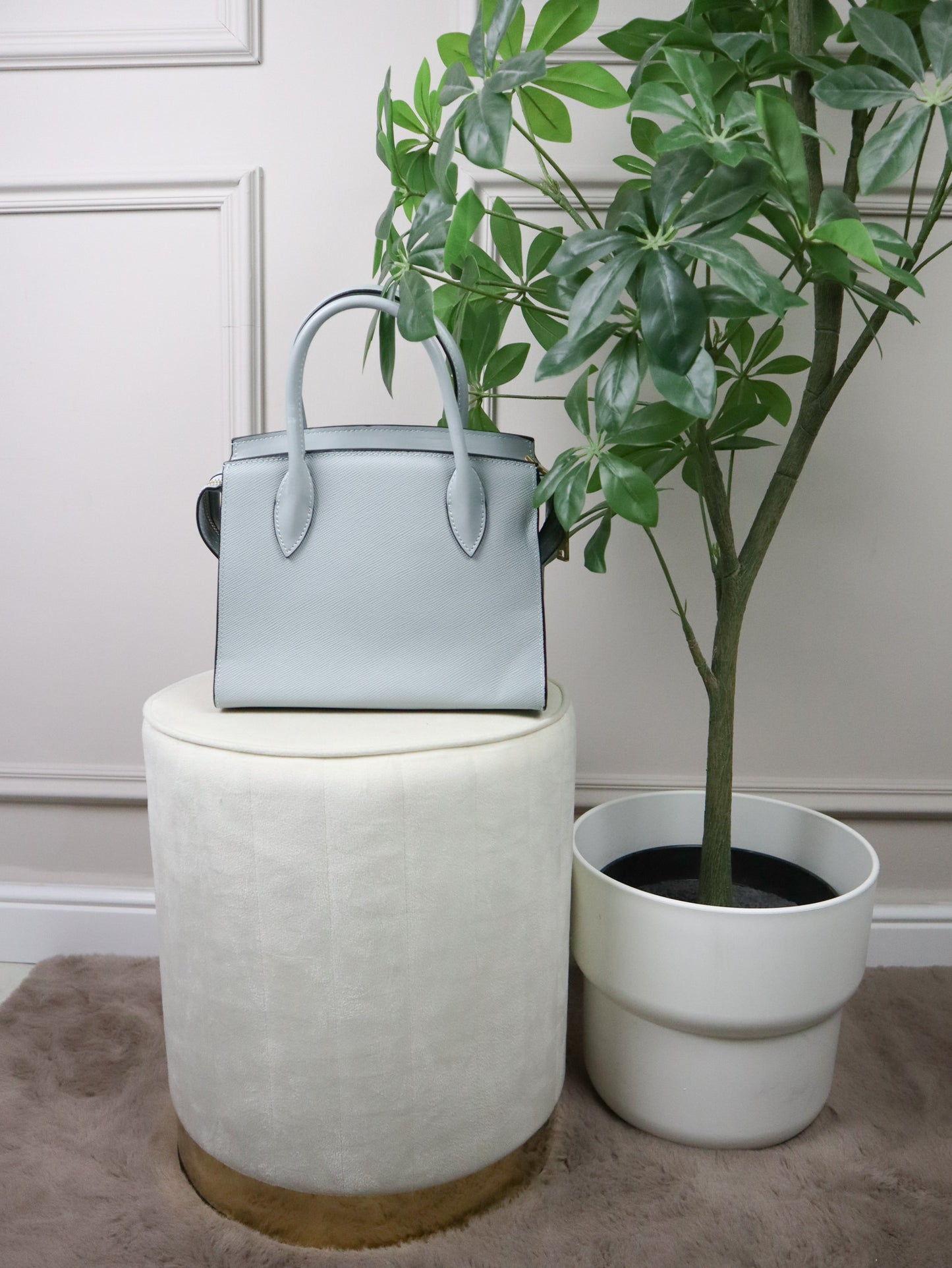 PRADA Borsa Tote celeste