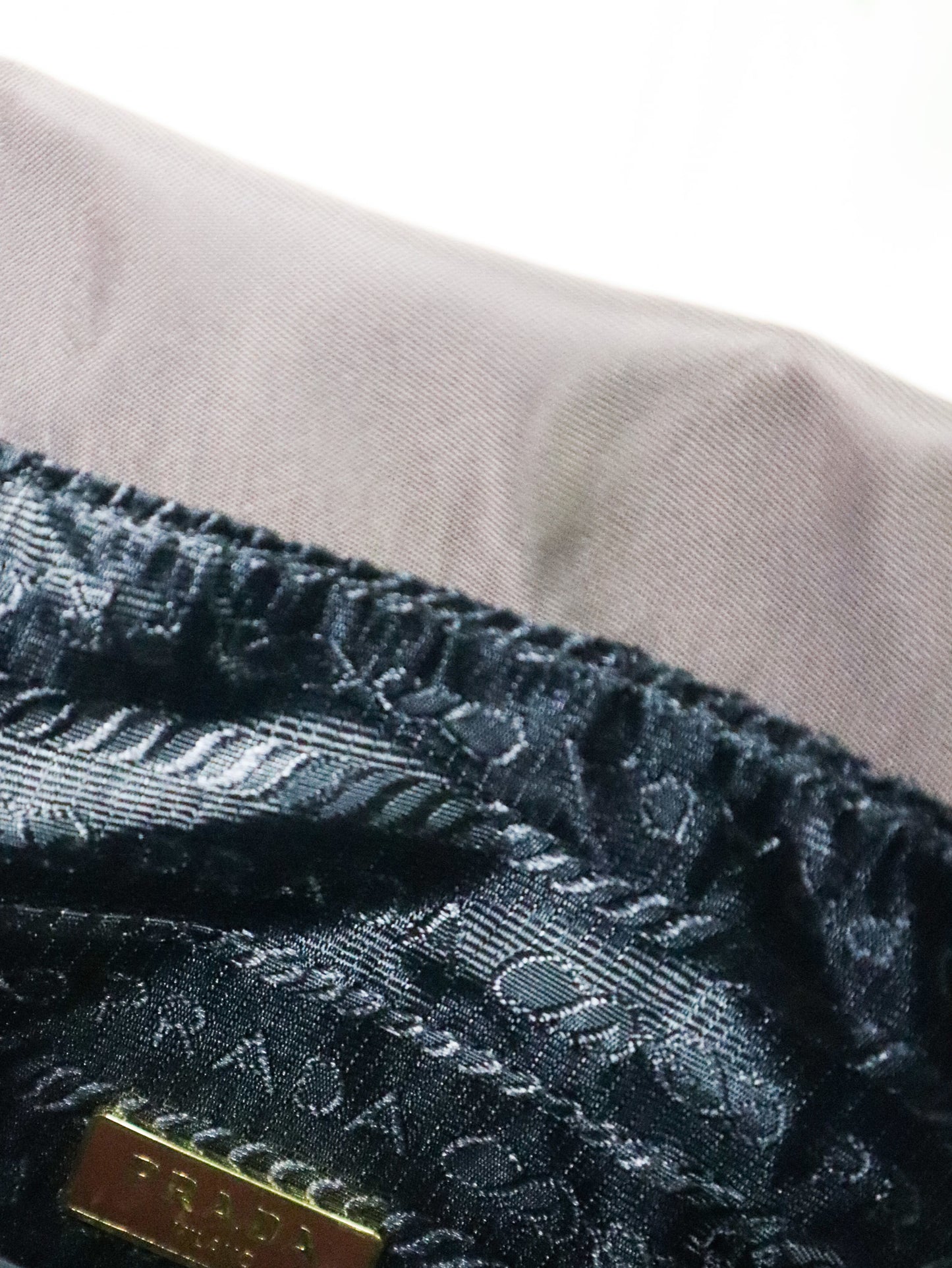 PRADA Borsa a Secchiello Petit Sac marrone