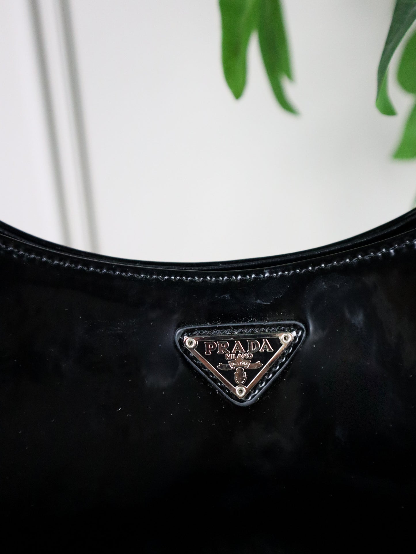 PRADA Borsa in vernice nera