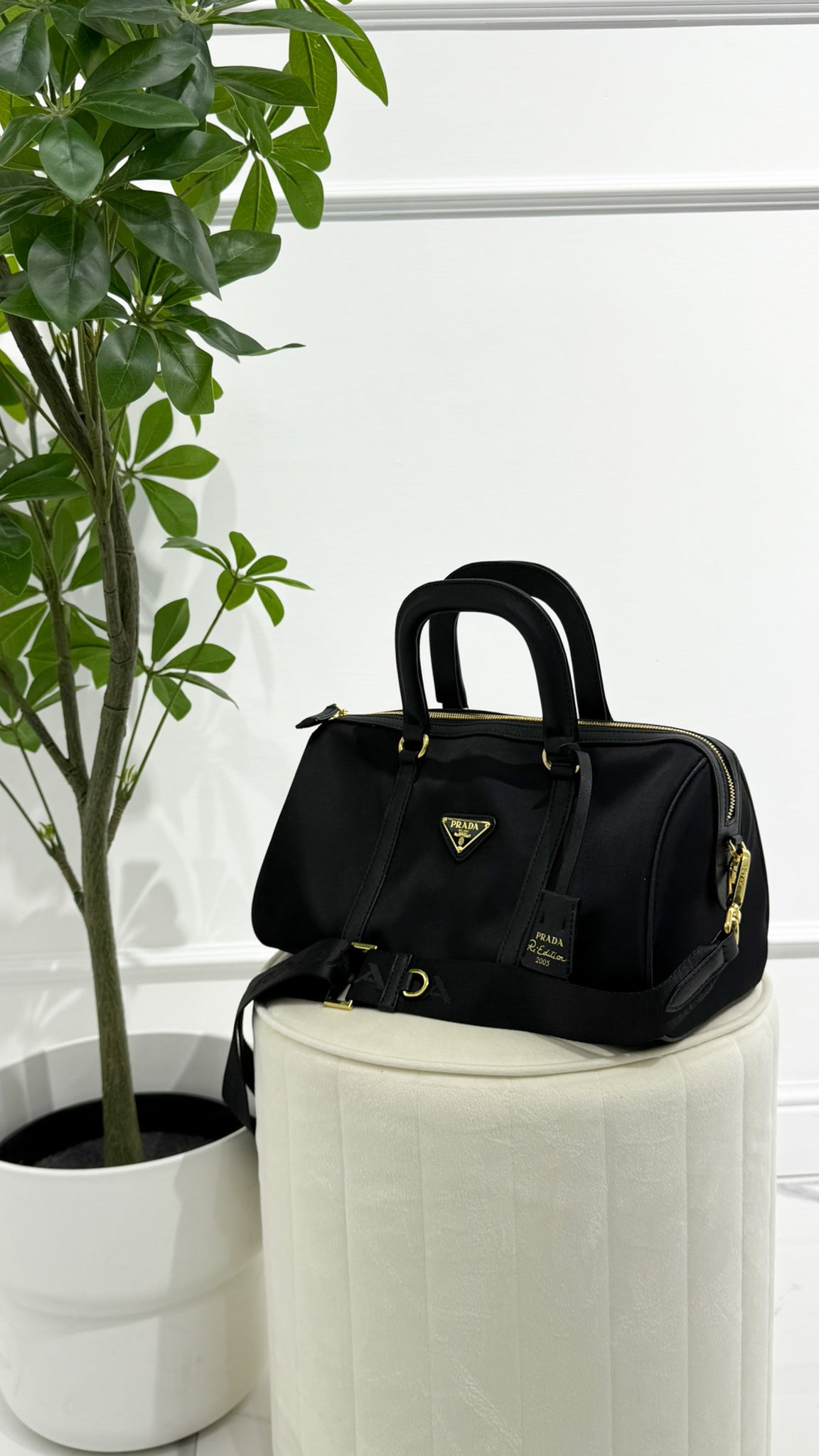 PRADA Borsone nero