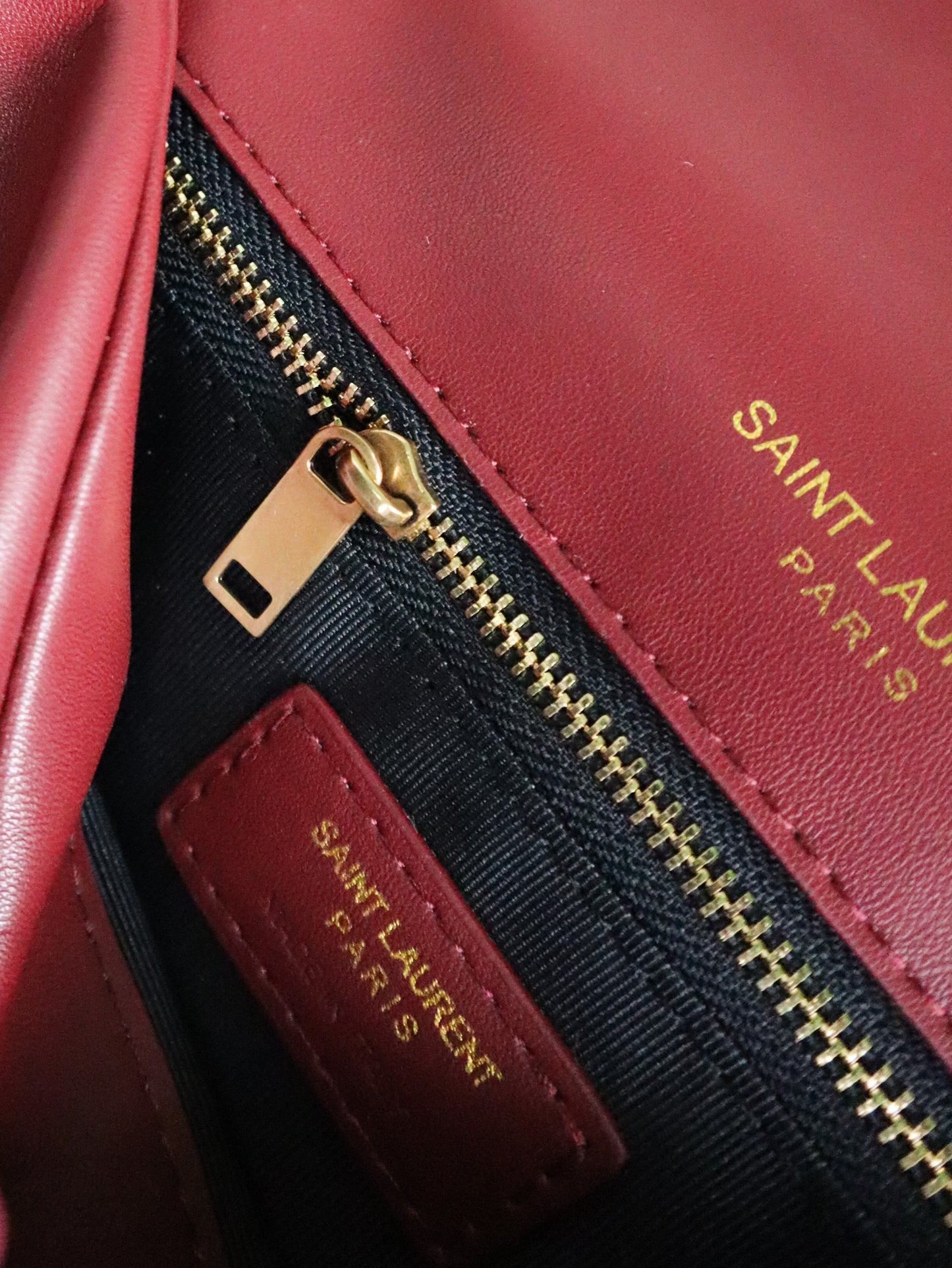 SAINT LAURENT Borsa Calypso bordeaux