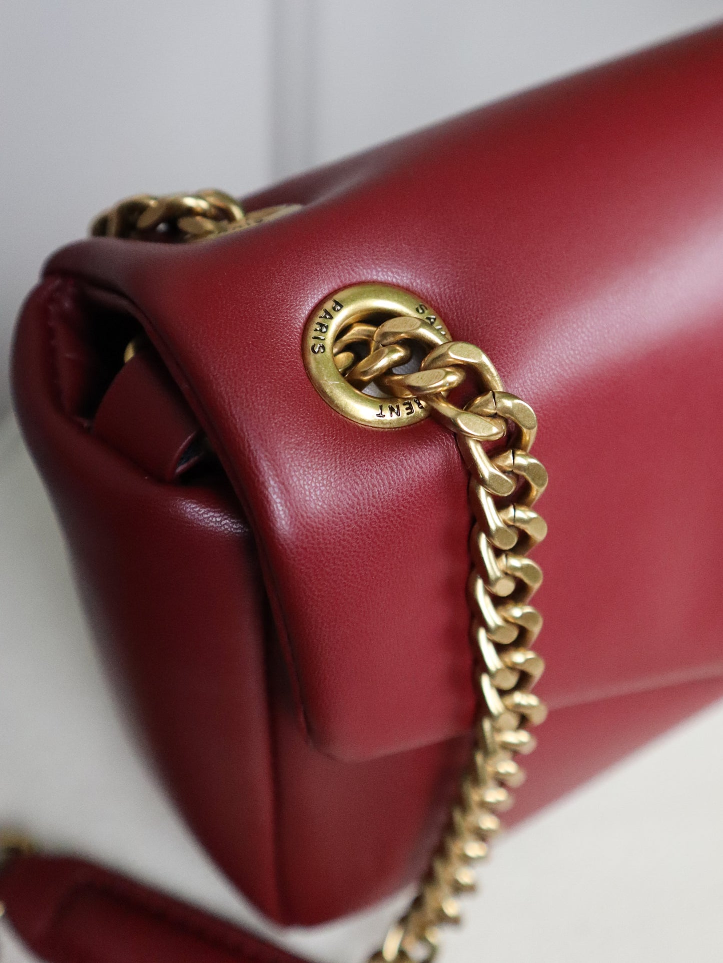 SAINT LAURENT Borsa Calypso bordeaux