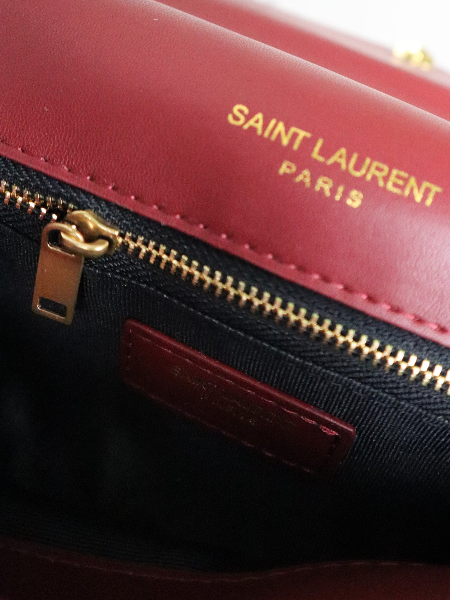 SAINT LAURENT Borsa Calypso bordeaux