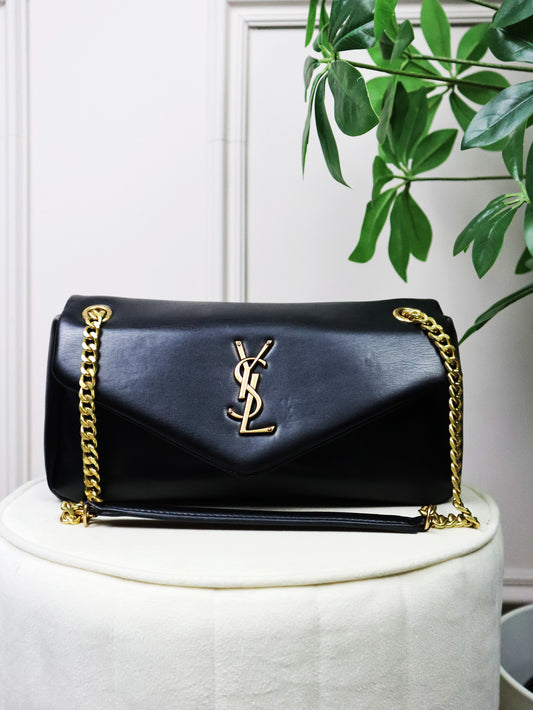 SAINT LAURENT Borsa Calypso nera
