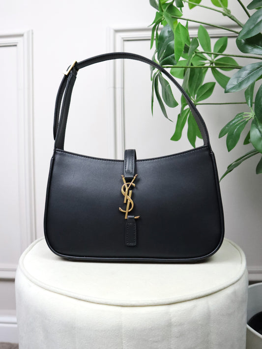 SAINT LAURENT Borsa Hobo nera
