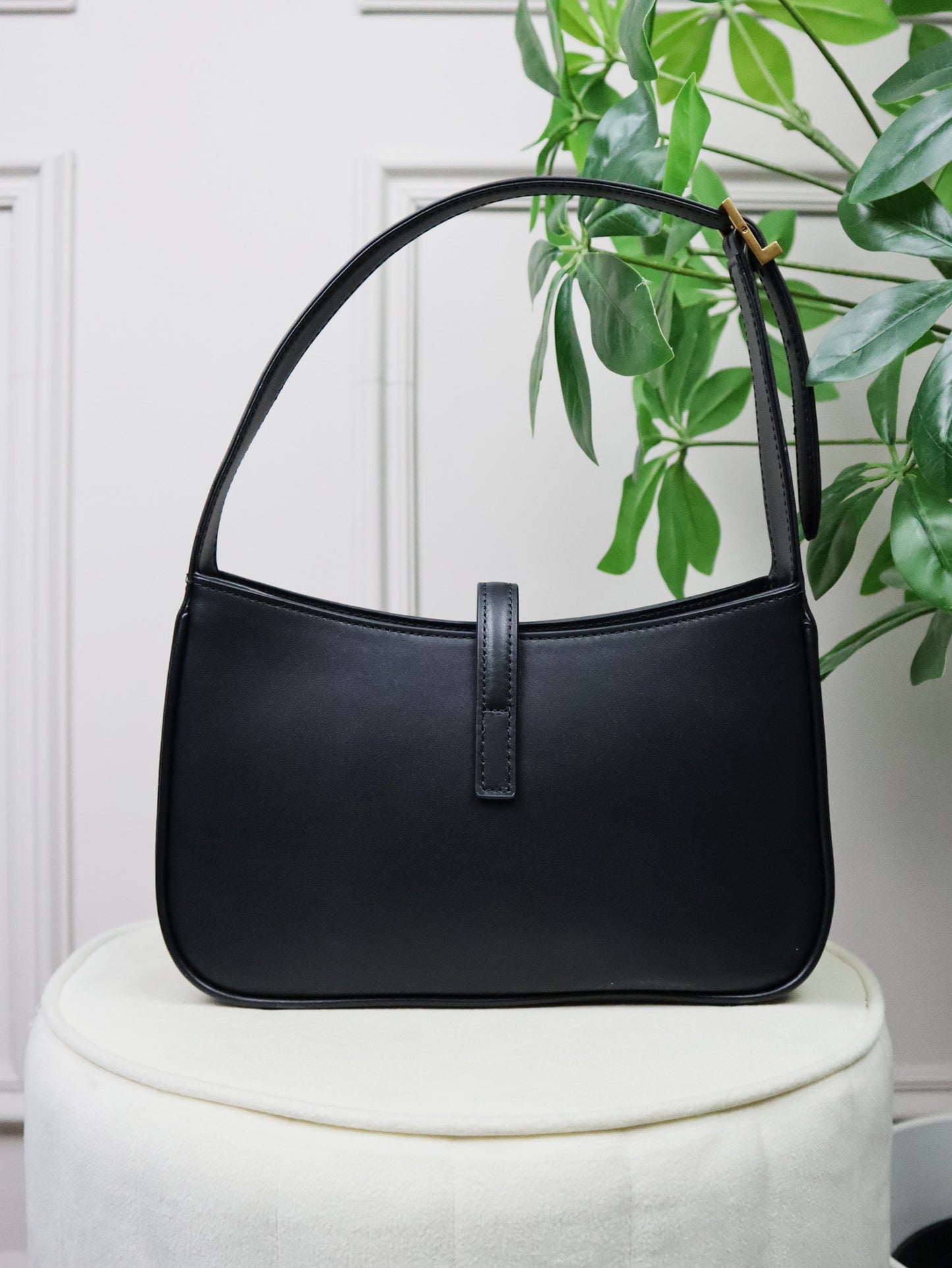 SAINT LAURENT Borsa Hobo nera