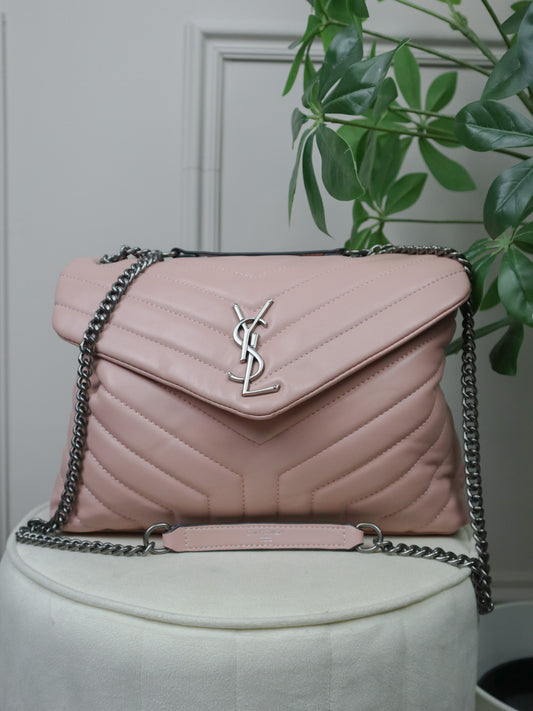 SAINT LAURENT Borsa LouLou rosa