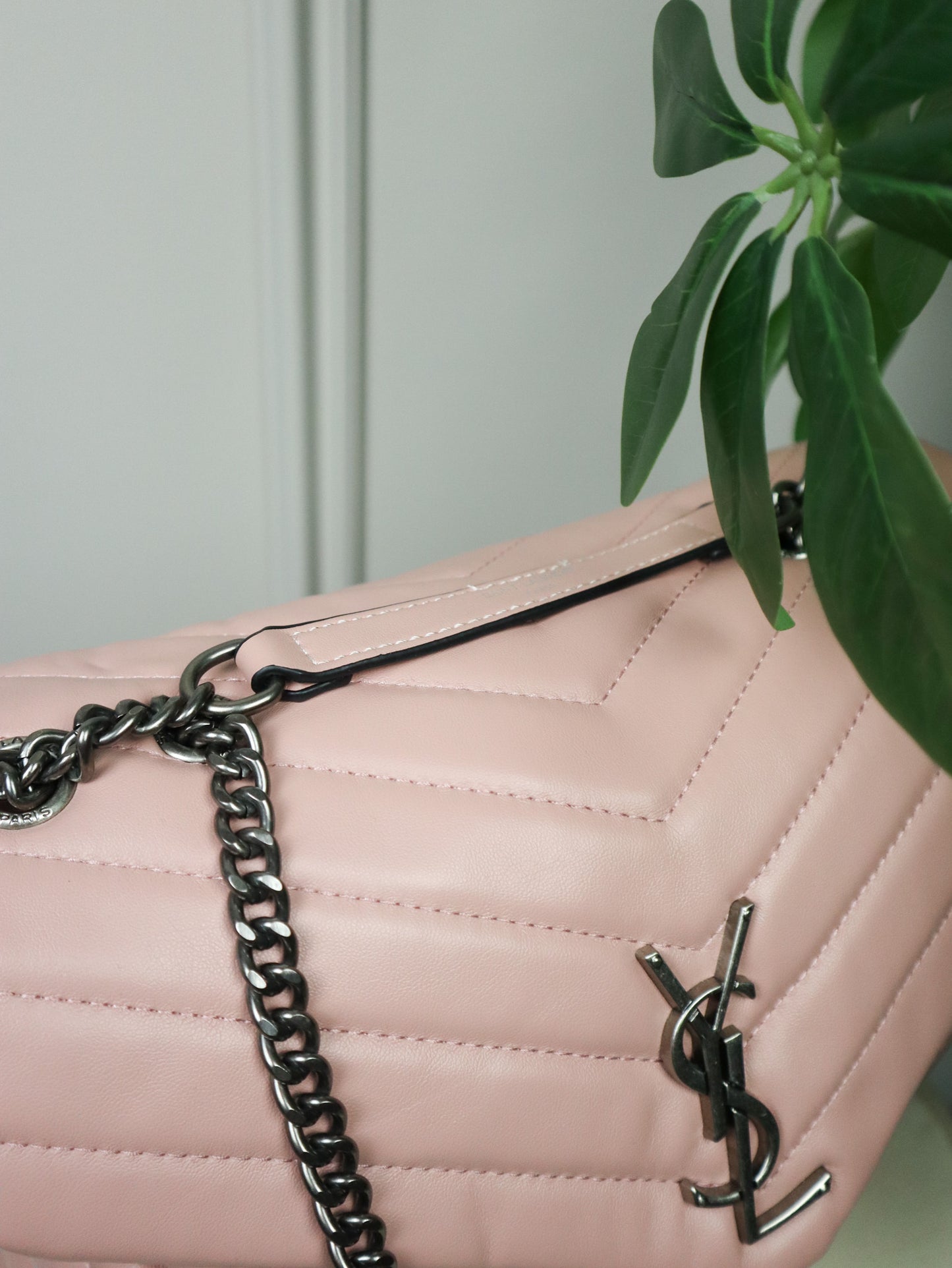 SAINT LAURENT Borsa LouLou rosa