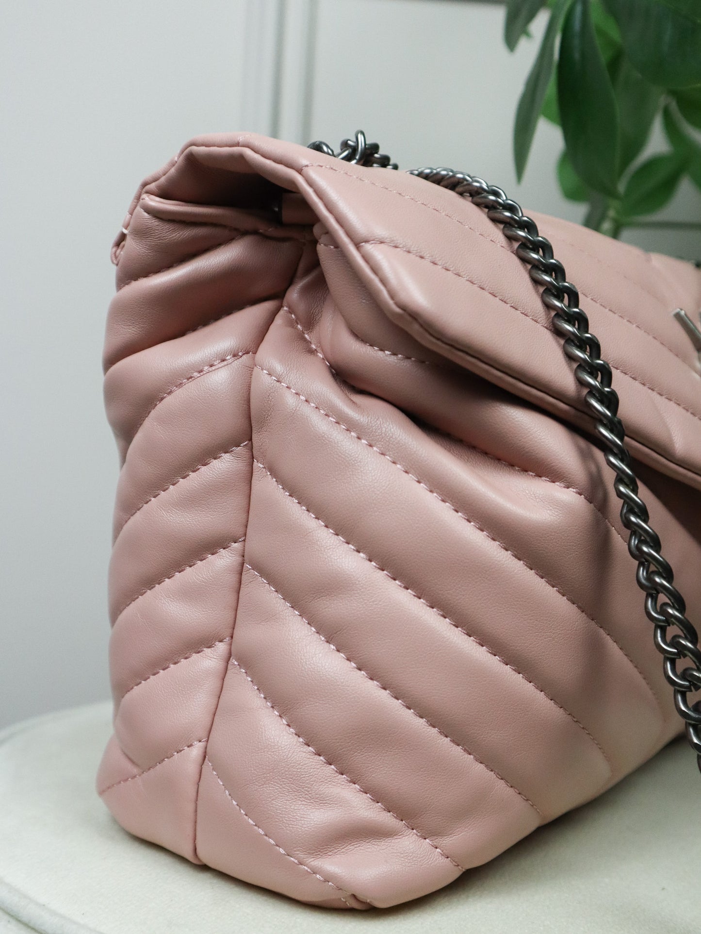 SAINT LAURENT Borsa LouLou rosa