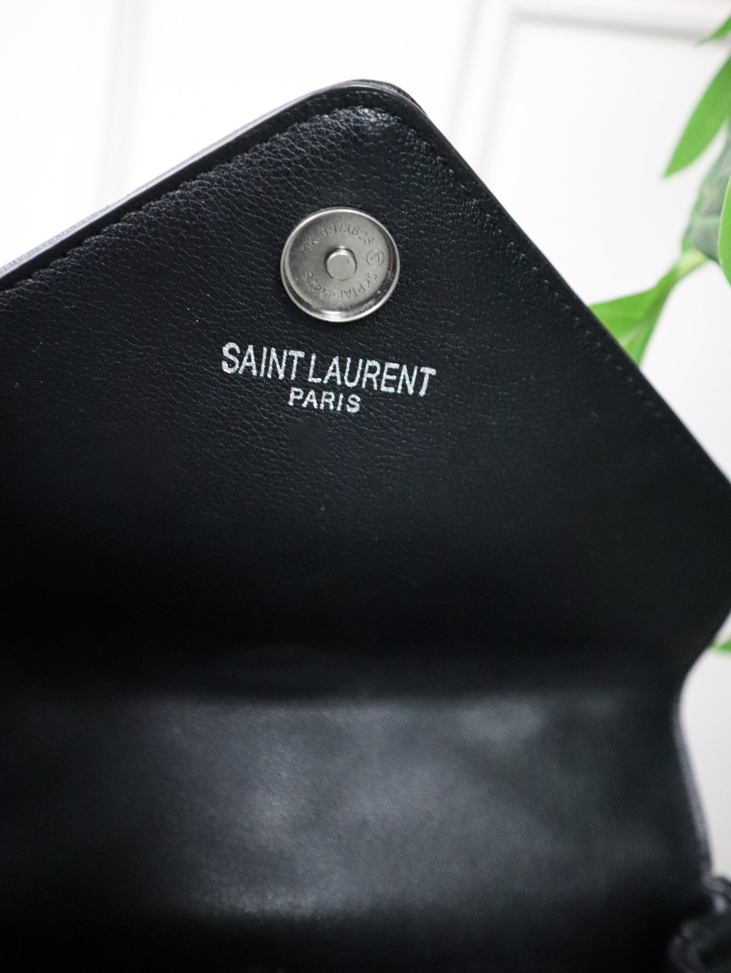 SAINT LAURENT Borsa Puffer toy nera