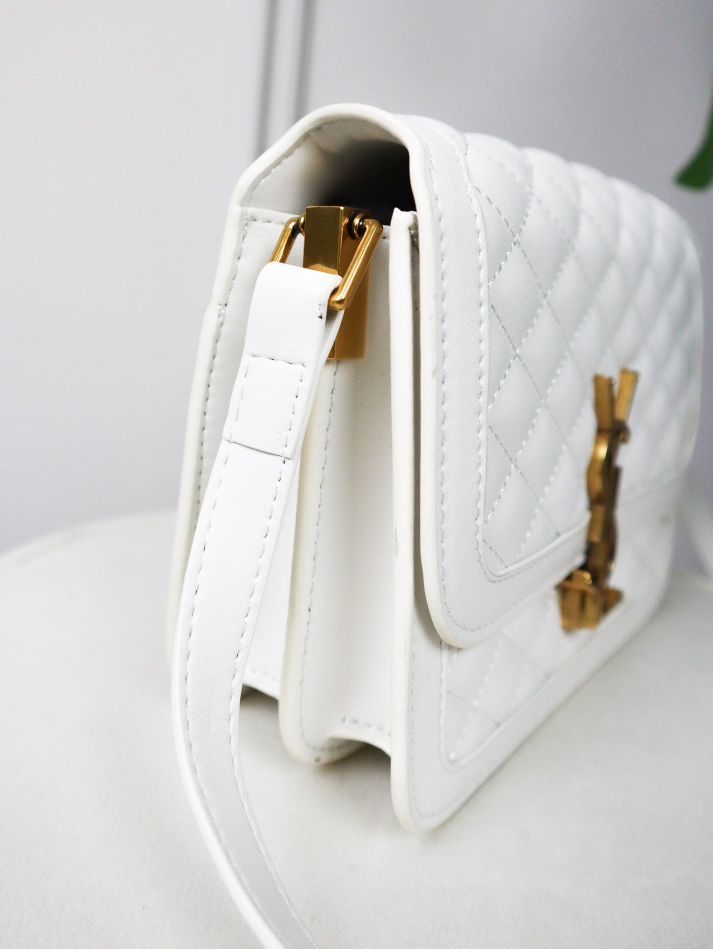 SAINT LAURENT Borsa Solferino bianca