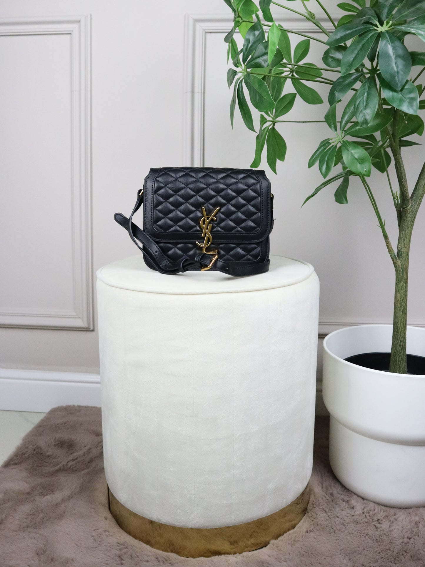 SAINT LAURENT Borsa Solferino nera