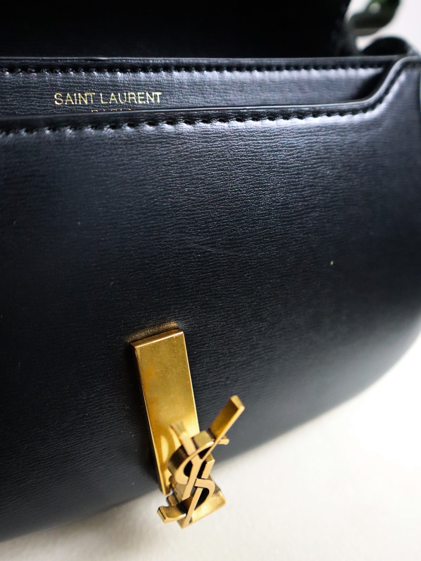 SAINT LAURENT Borsa a spalla Voltaire Mini nera