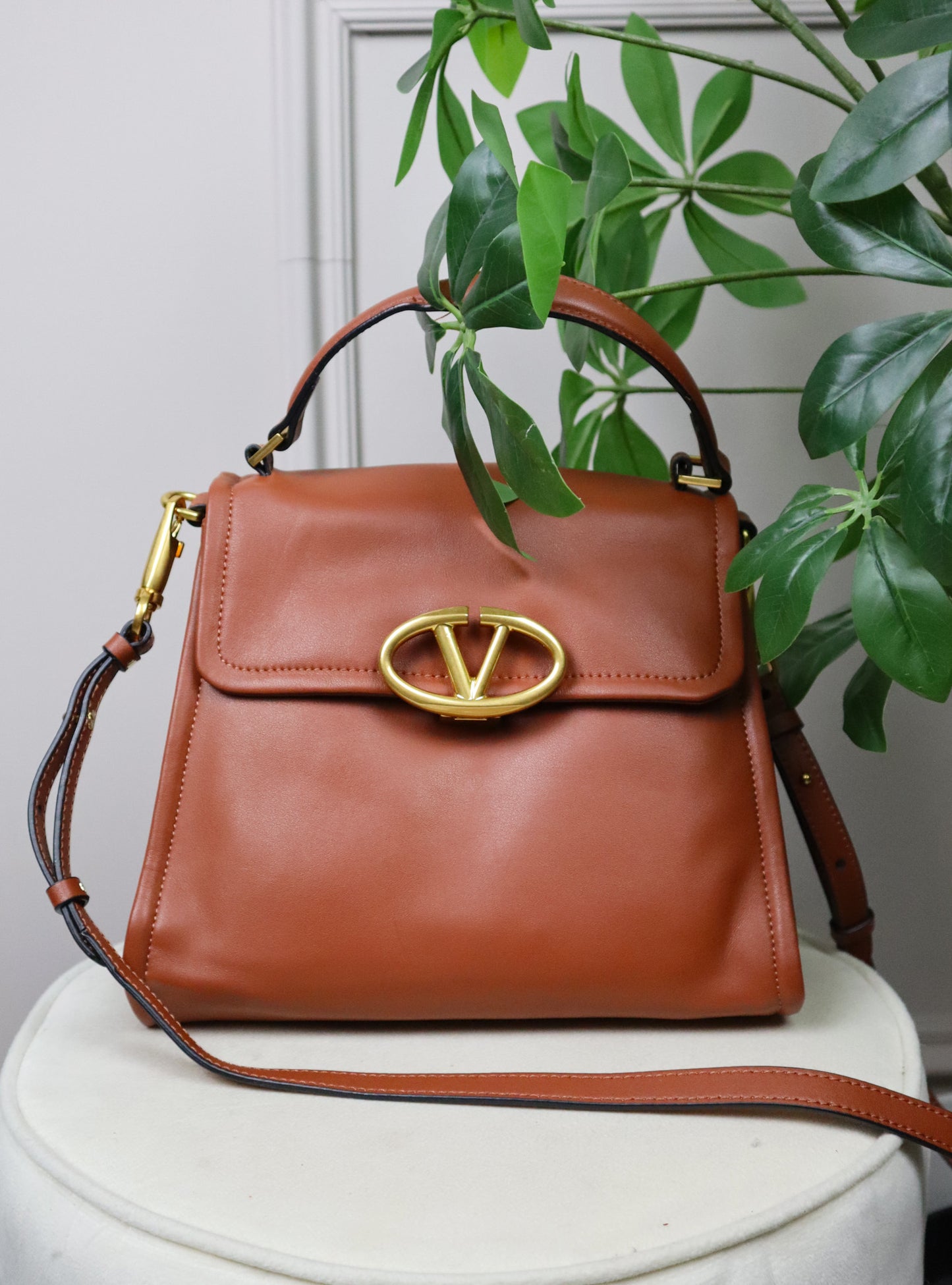 VALENTINO Borsa A Mano Piccola Vsling marrone