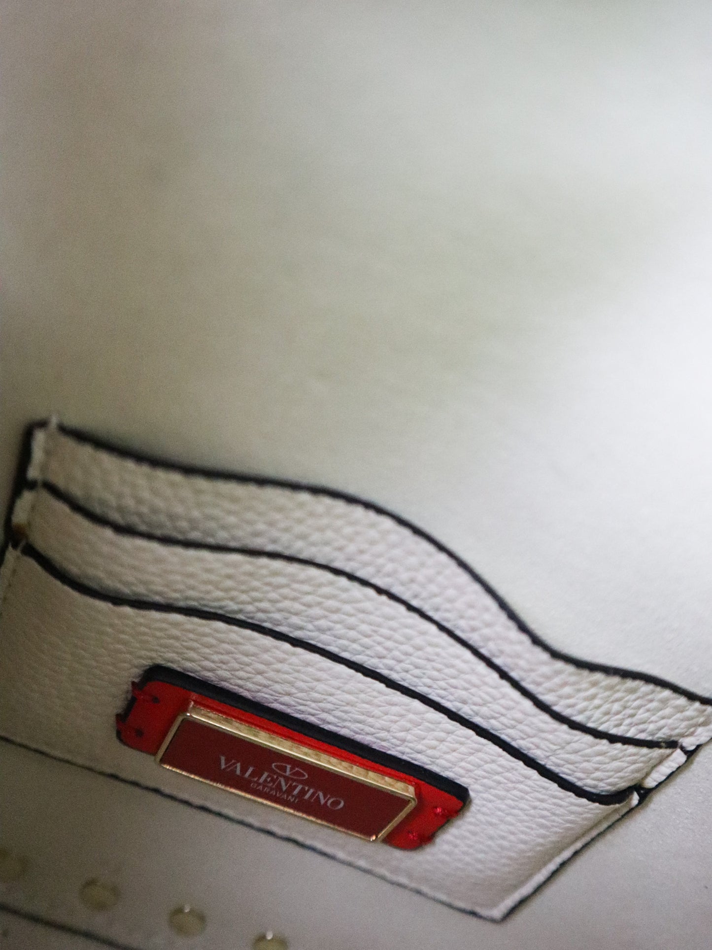 VALENTINO Borsa Rockstud bianca
