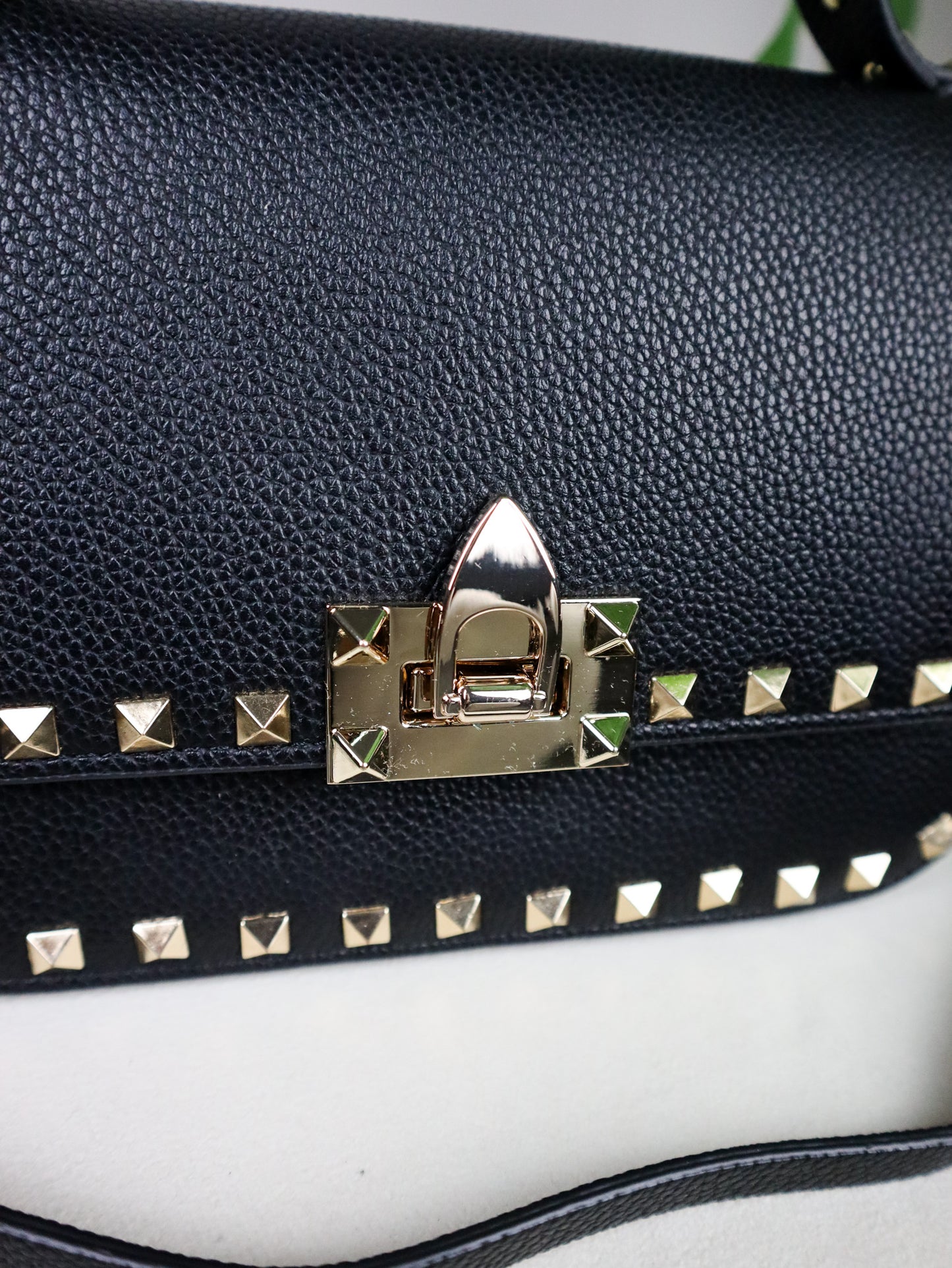 VALENTINO Borsa Rockstud nera