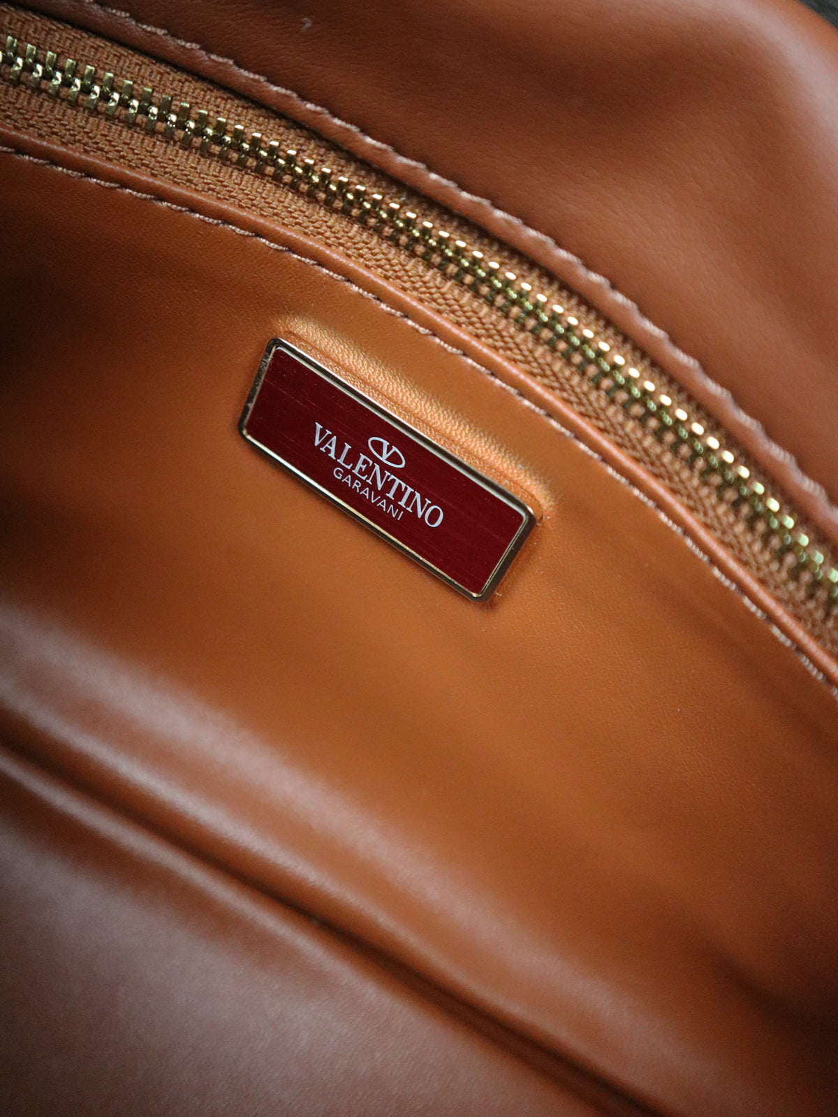 VALENTINO Borsa VLogo Moon marrone