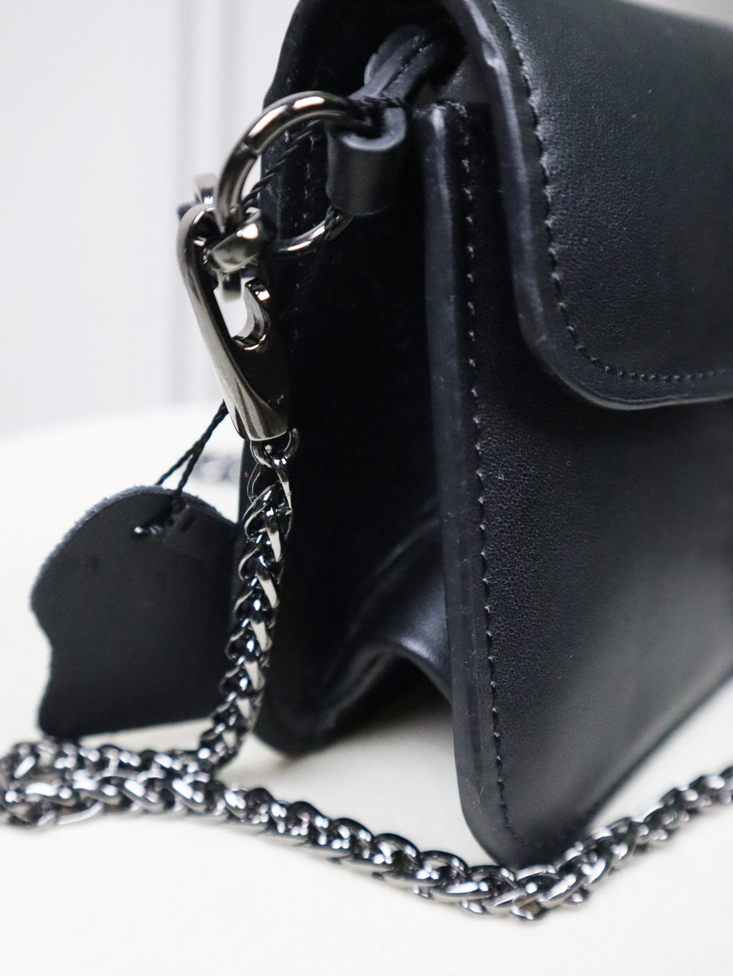VALENTINO Borsa VLogo Signature nera con strass
