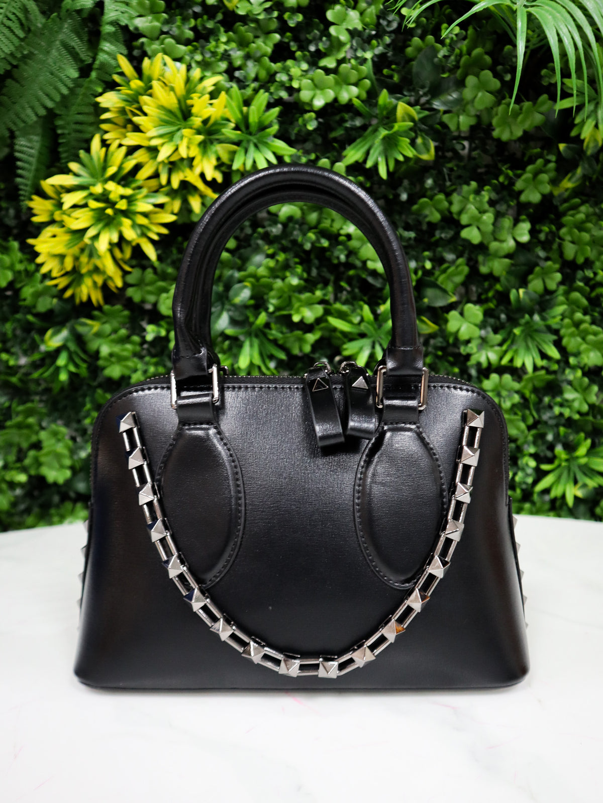 VALENTINO Borsa a Mano Rockstud Mini nera