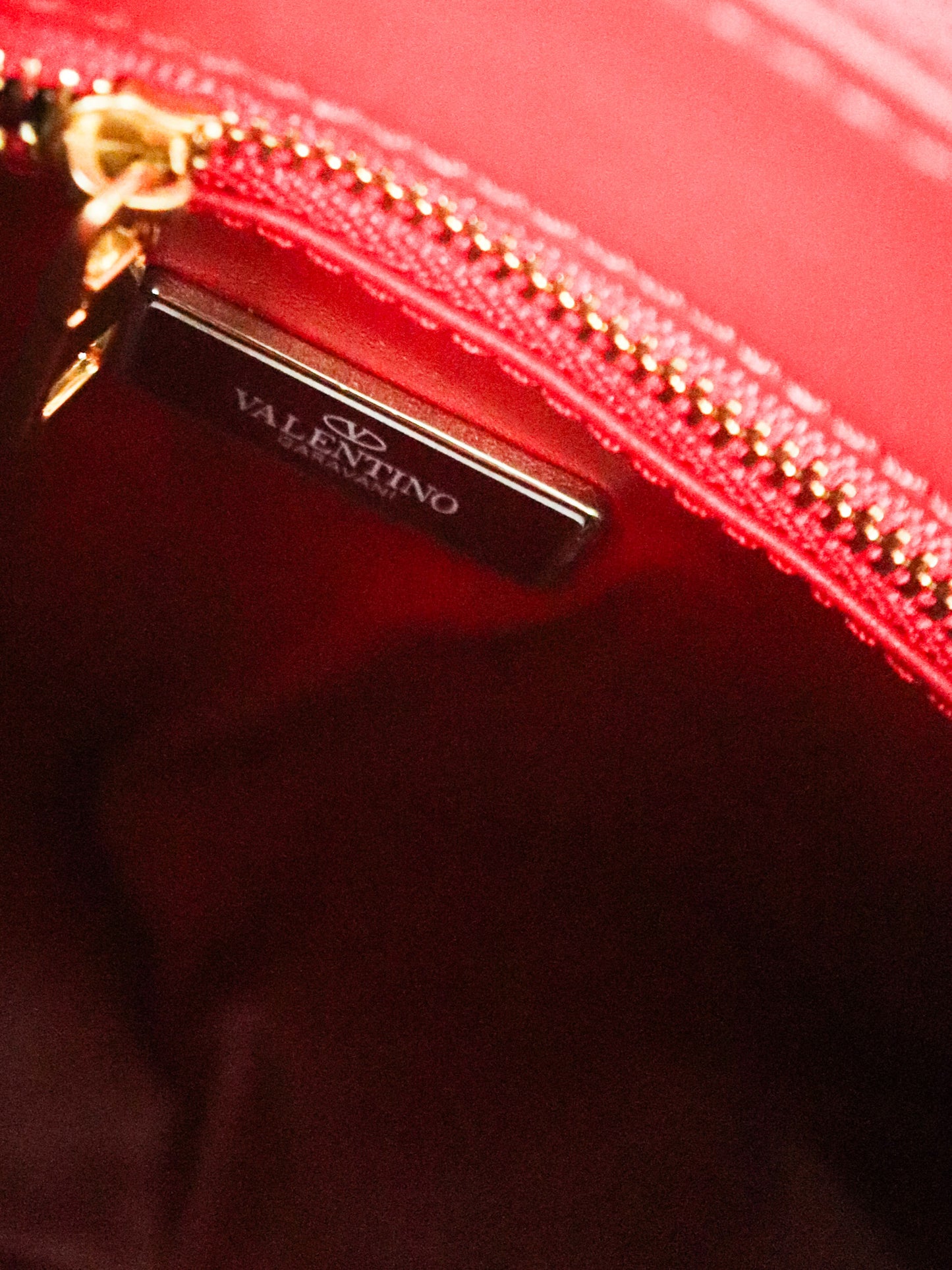 VALENTINO Borsa a Mano Rockstud Mini rossa