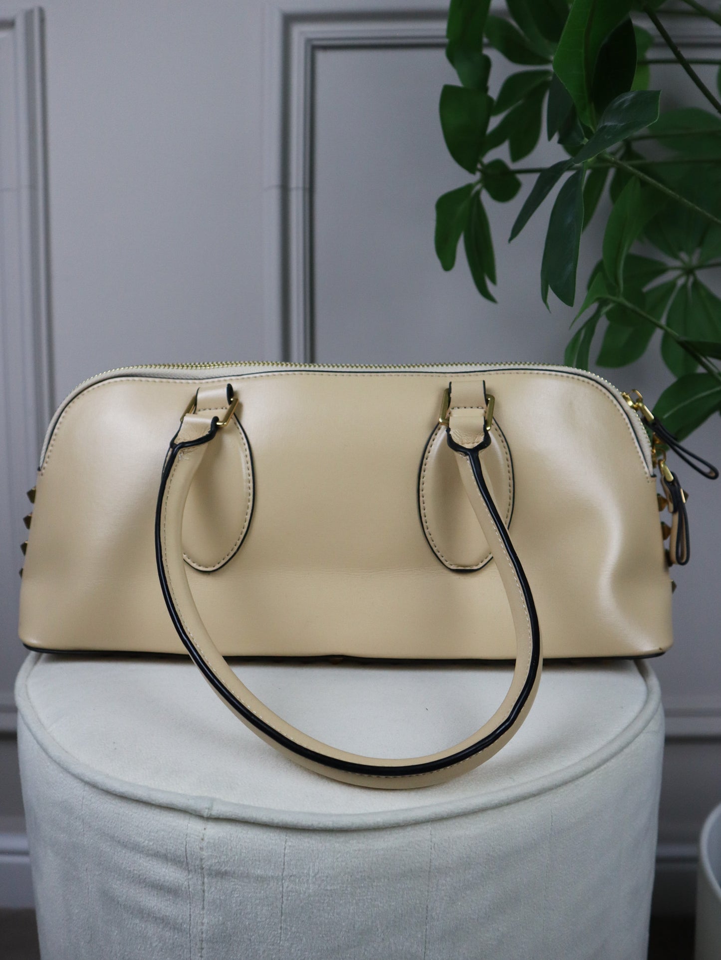 VALENTINO Borsa a Mano Rockstud beige