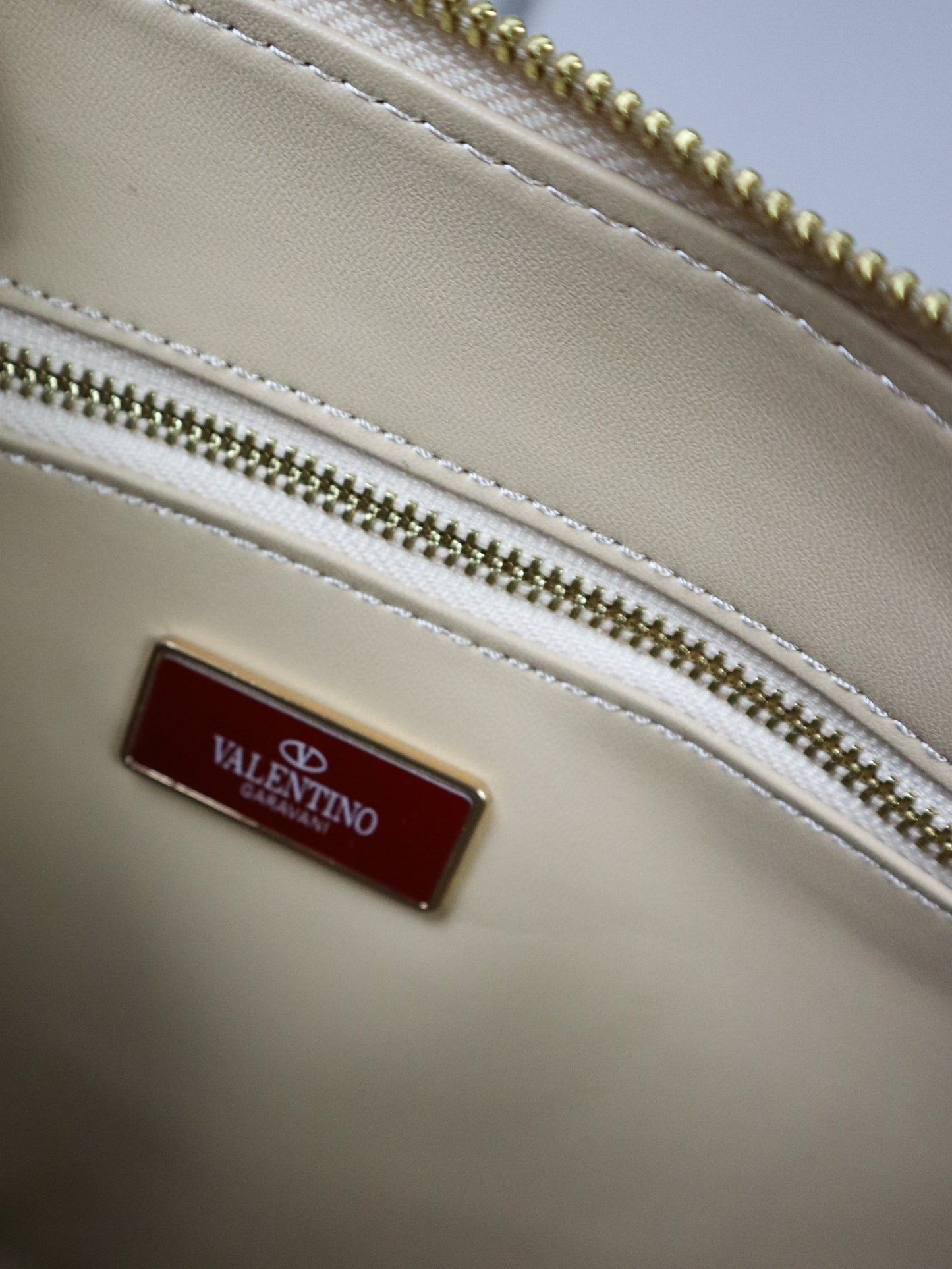 VALENTINO Borsa a Mano Rockstud beige