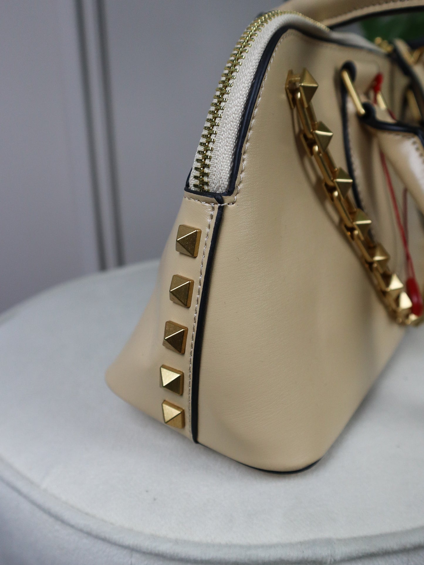 VALENTINO Borsa a Mano Rockstud beige