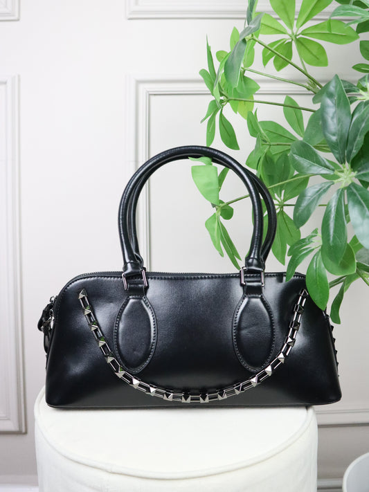 VALENTINO Borsa a Mano Rockstud nera