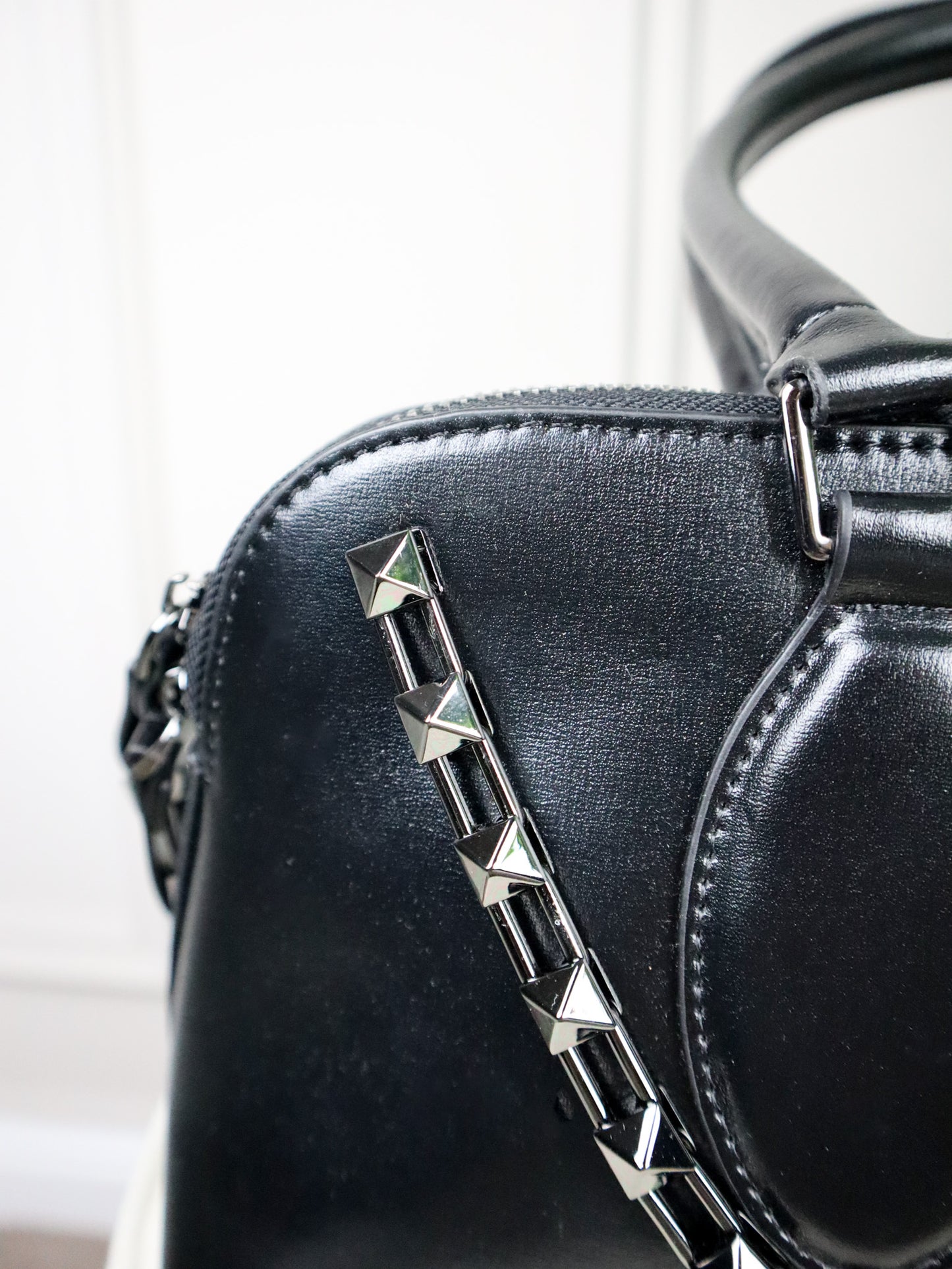 VALENTINO Borsa a Mano Rockstud nera