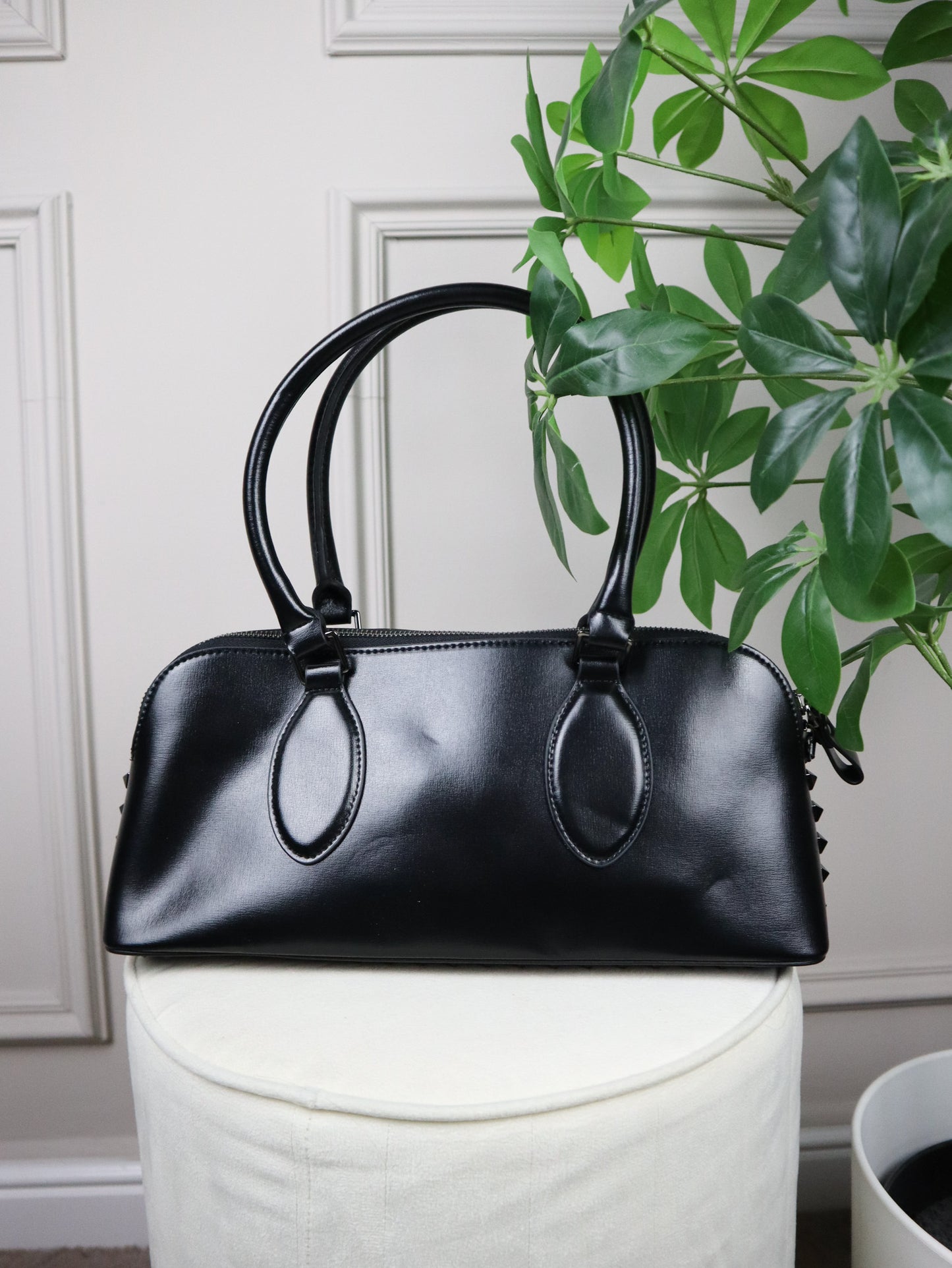 VALENTINO Borsa a Mano Rockstud nera